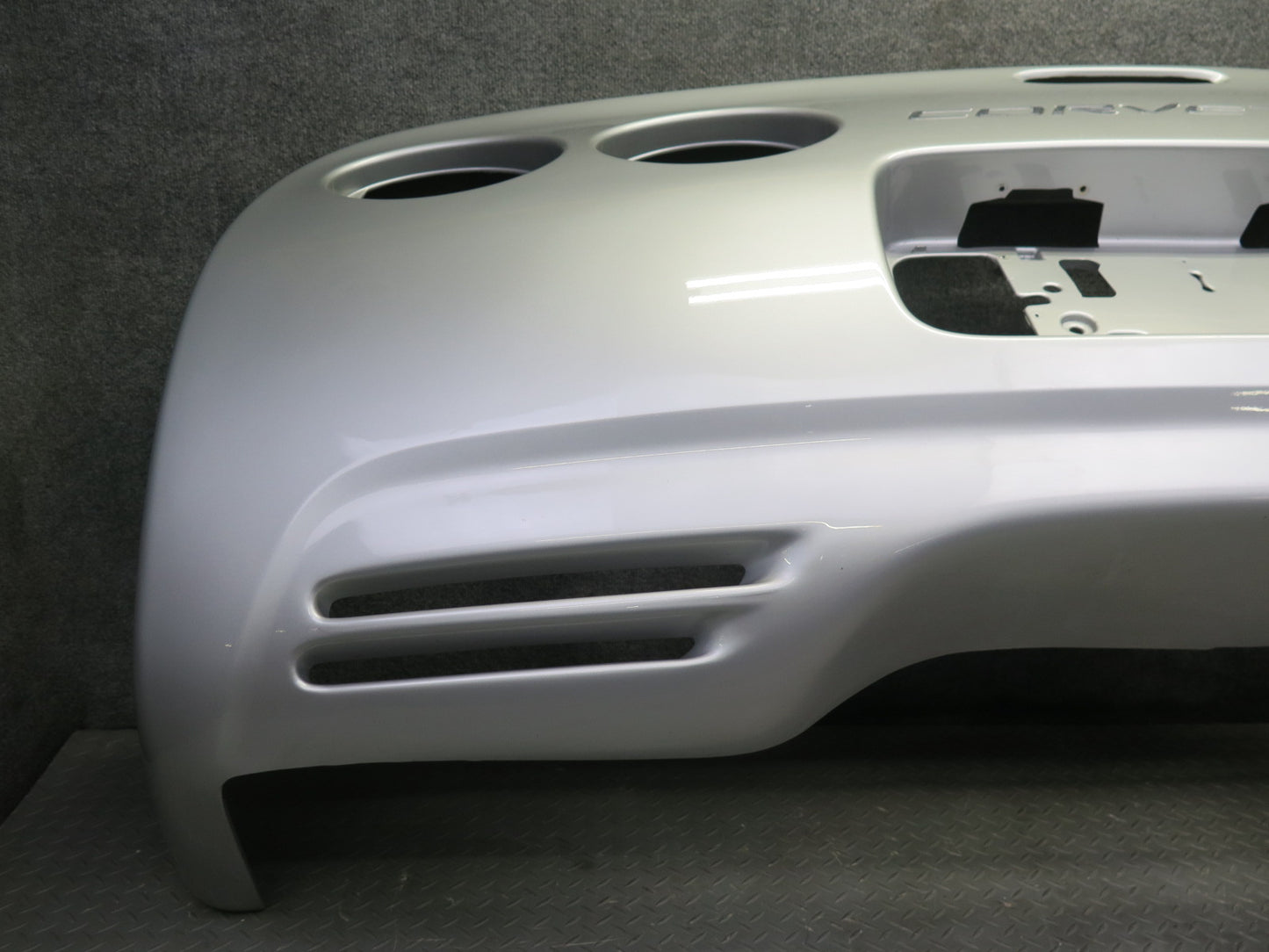 97-04 Chevrolet Corvette C5 Rear Bumper Cover Silver Metallic OEM