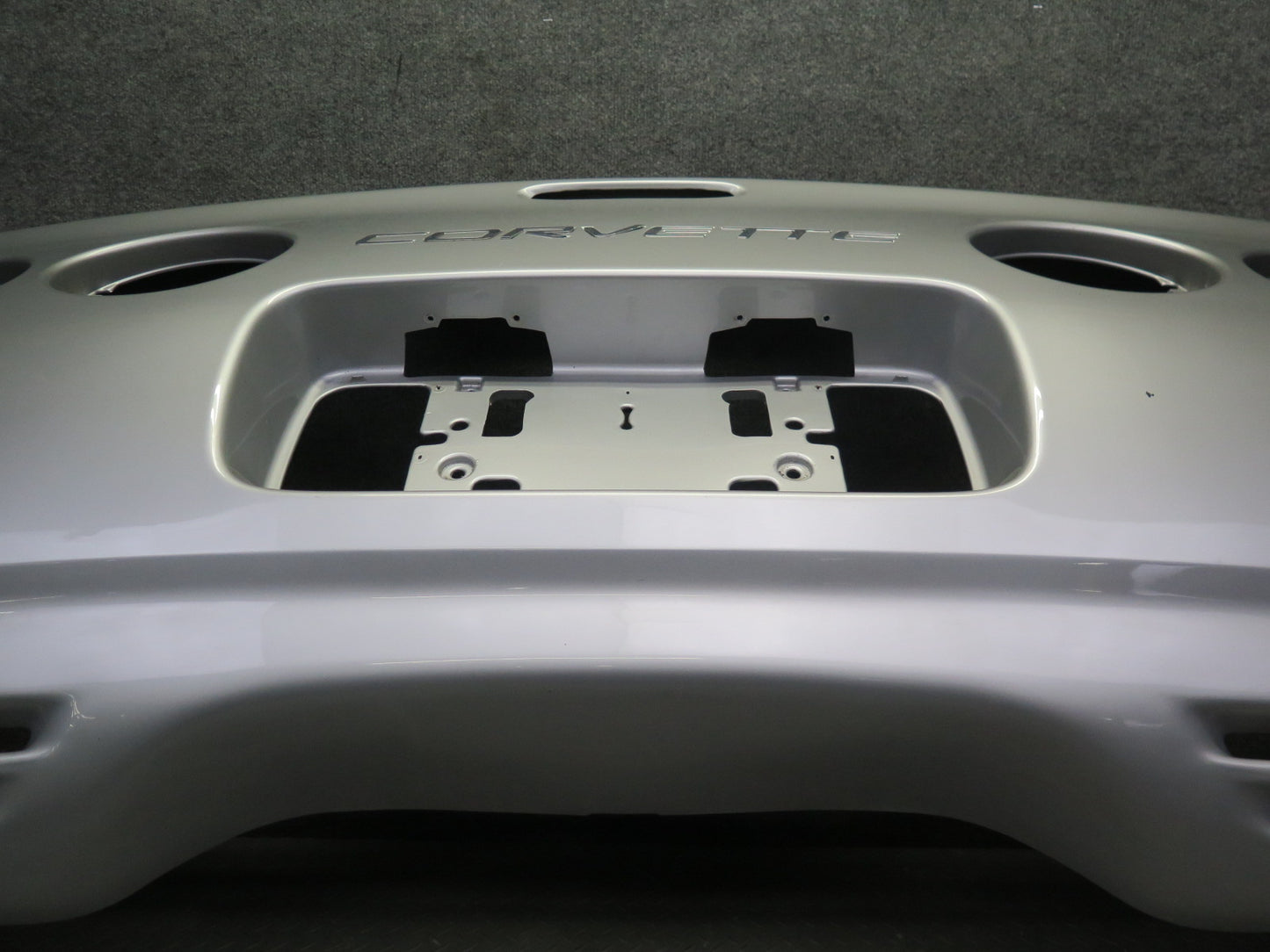 97-04 Chevrolet Corvette C5 Rear Bumper Cover Silver Metallic OEM