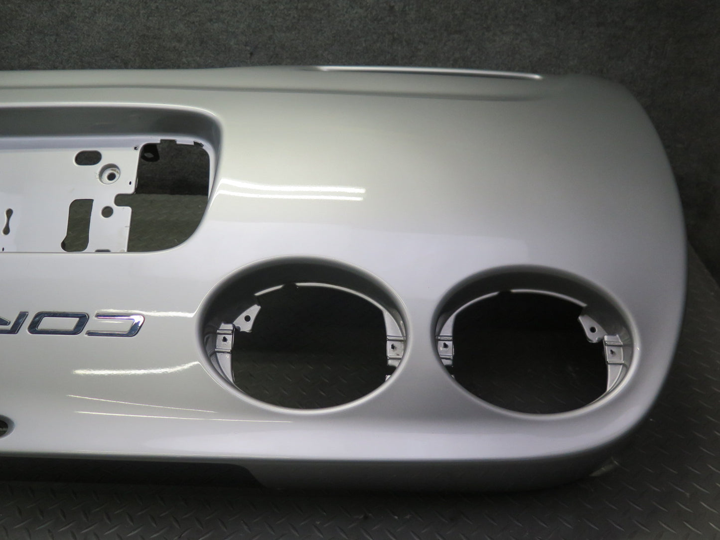 97-04 Chevrolet Corvette C5 Rear Bumper Cover Silver Metallic OEM