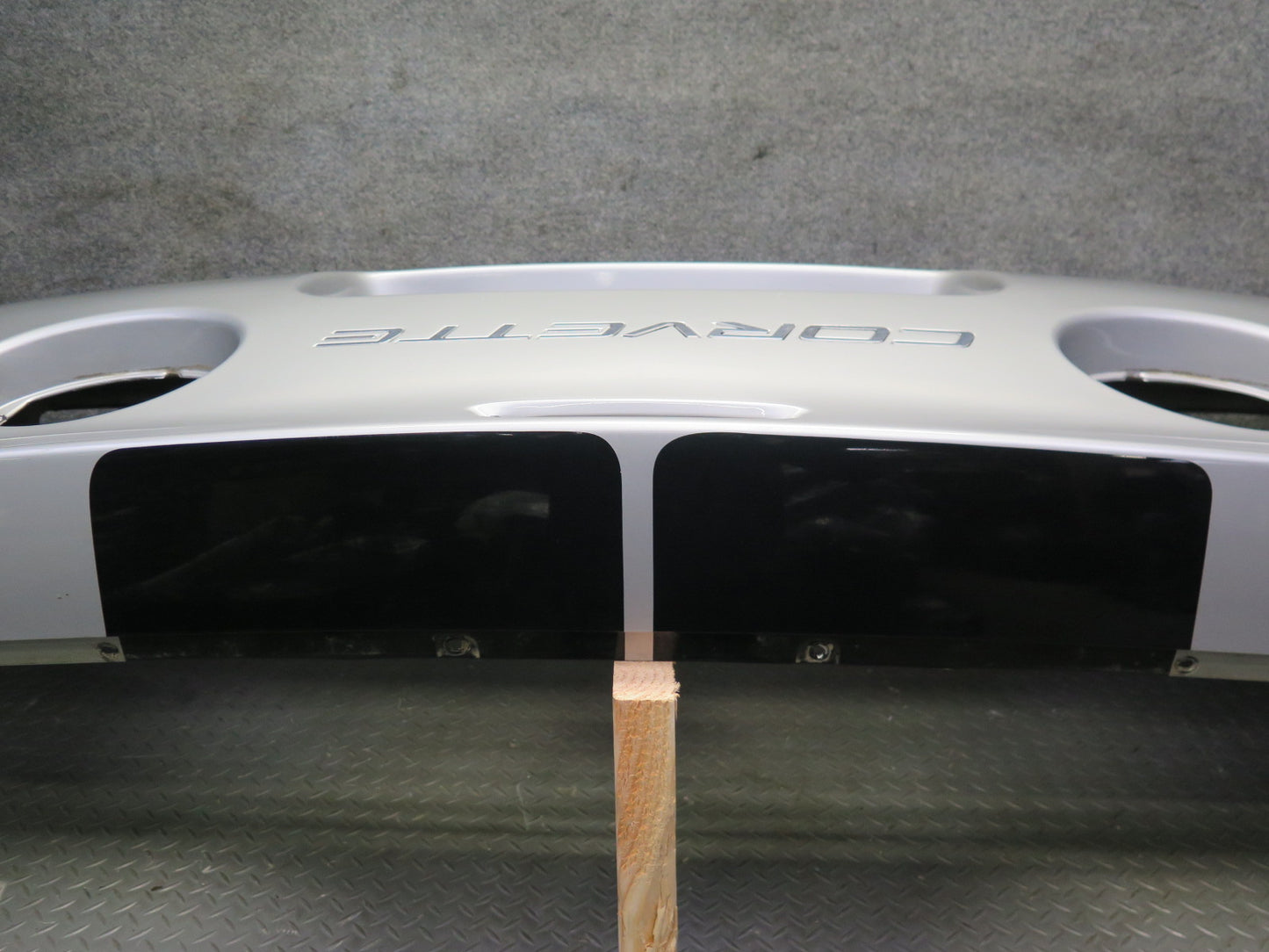 97-04 Chevrolet Corvette C5 Rear Bumper Cover Silver Metallic OEM