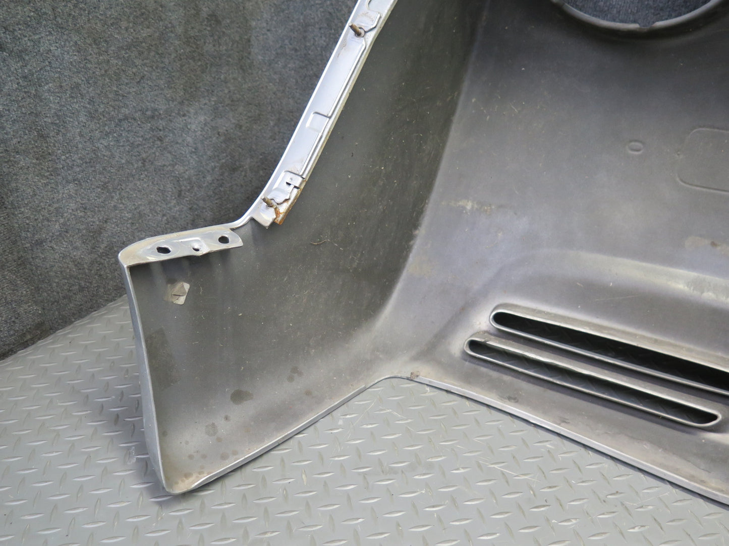 97-04 Chevrolet Corvette C5 Rear Bumper Cover Silver Metallic OEM