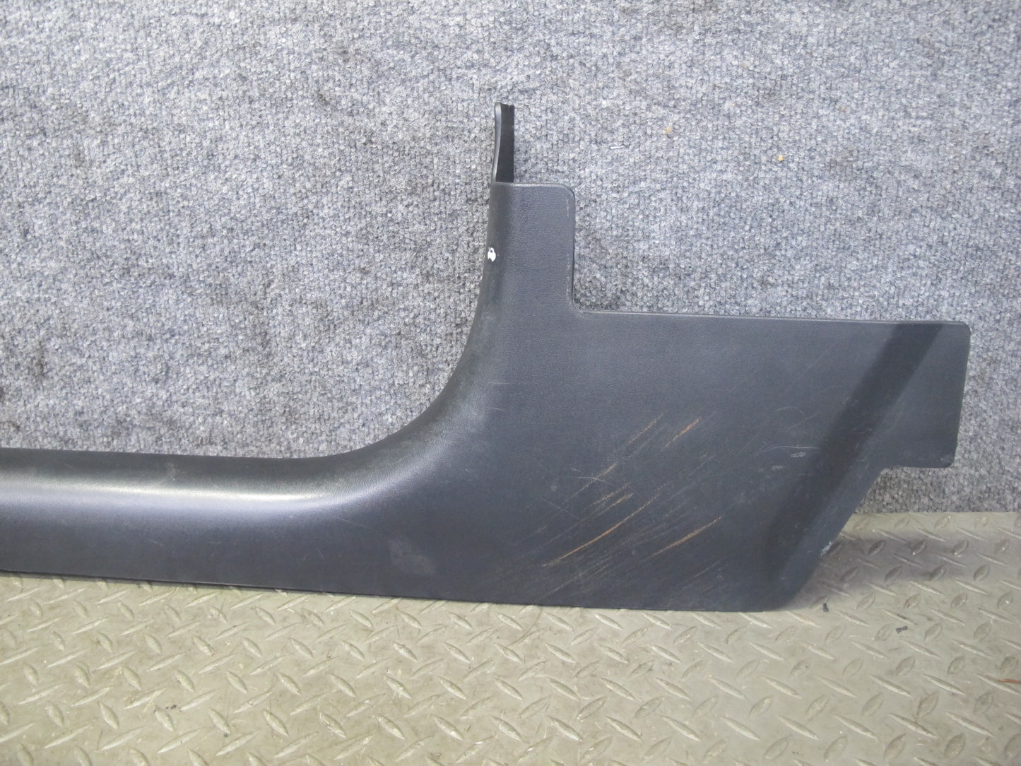 97-04 Chevrolet Corvette C5 Set of 2 Door Sill Kick Trim Panel Black OEM