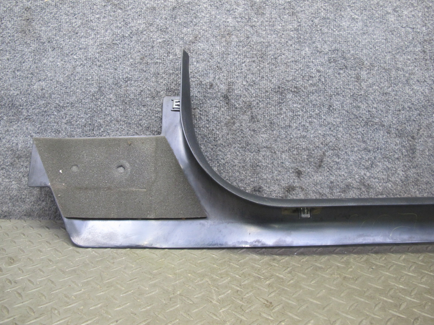 97-04 Chevrolet Corvette C5 Set of 2 Door Sill Kick Trim Panel Black OEM