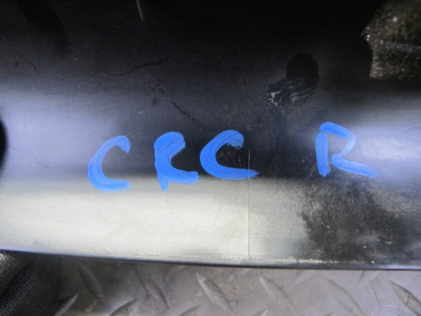 97-04 Chevrolet Corvette C5 Set of 2 Door Sill Kick Trim Panel Black OEM