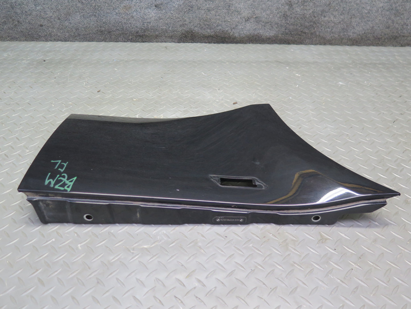 96-02 BMW E36/7 Z3 Front Left Fender Shell Cover Panel Black OEM