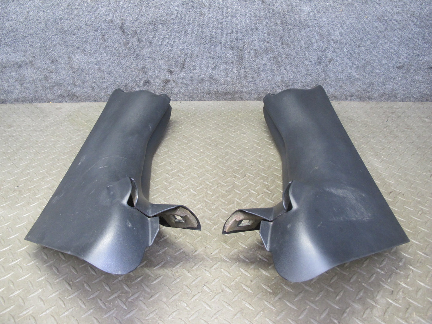 97-04 Chevrolet Corvette C5 Set of 2 Interior B Pillar Seat Belt Trim Panel OEM