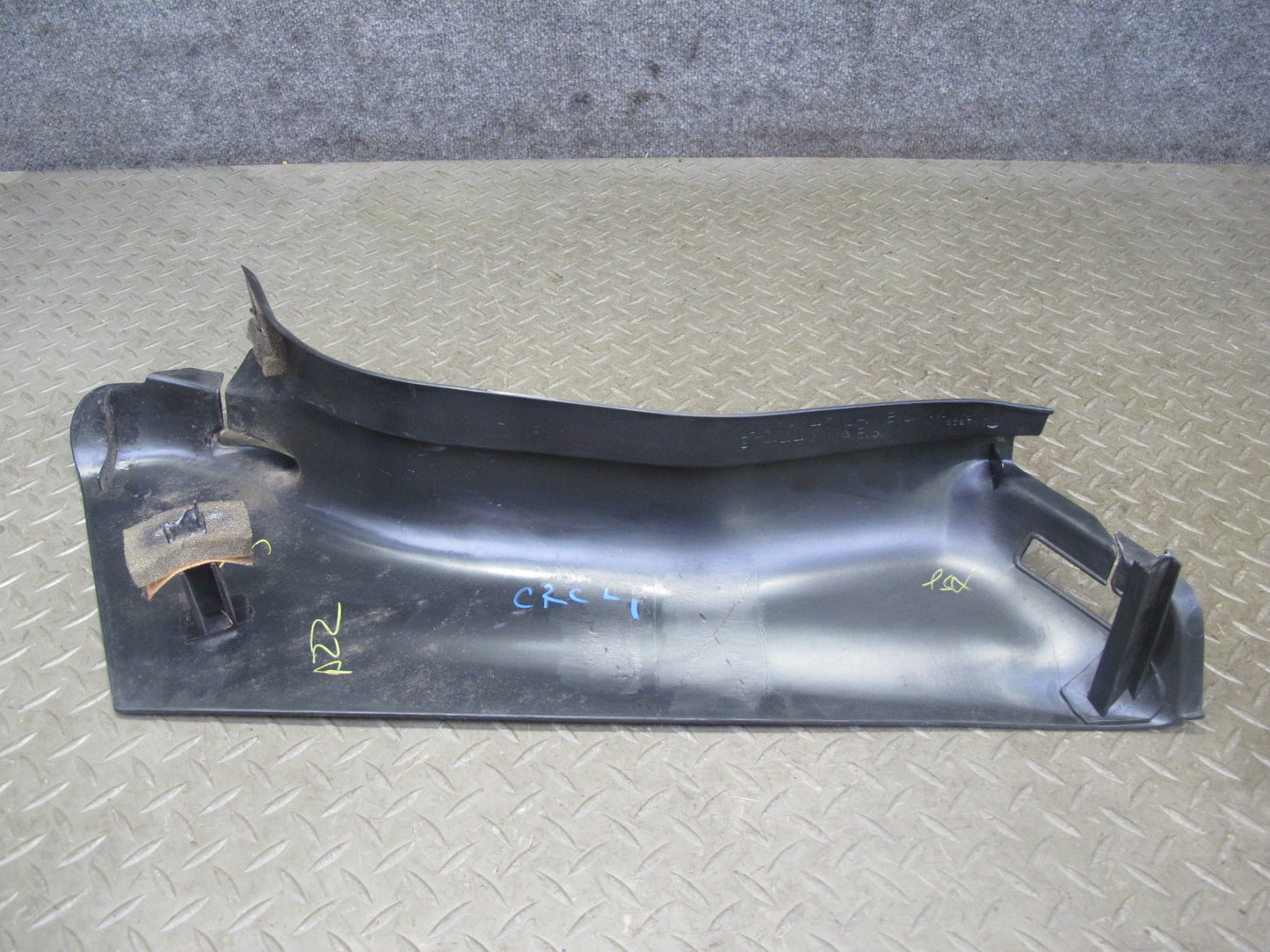 97-04 Chevrolet Corvette C5 Set of 2 Interior B Pillar Seat Belt Trim Panel OEM