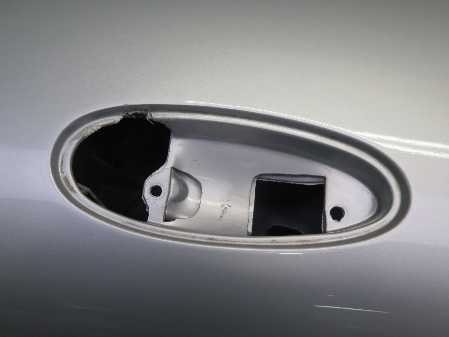 97-04 Chevrolet Corvette C5 Left Door Shell Panel Silver OEM