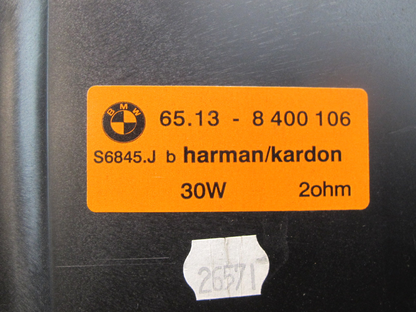 98-99 BMW E36/7 Z3 Roadster Rear Harman Kardon Subwoofer Box Speaker OEM