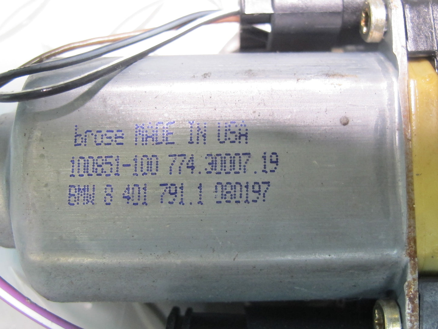 96-02 BMW E36/7 Z3 Roadster Left Driver Door Window Regulator w Motor OEM