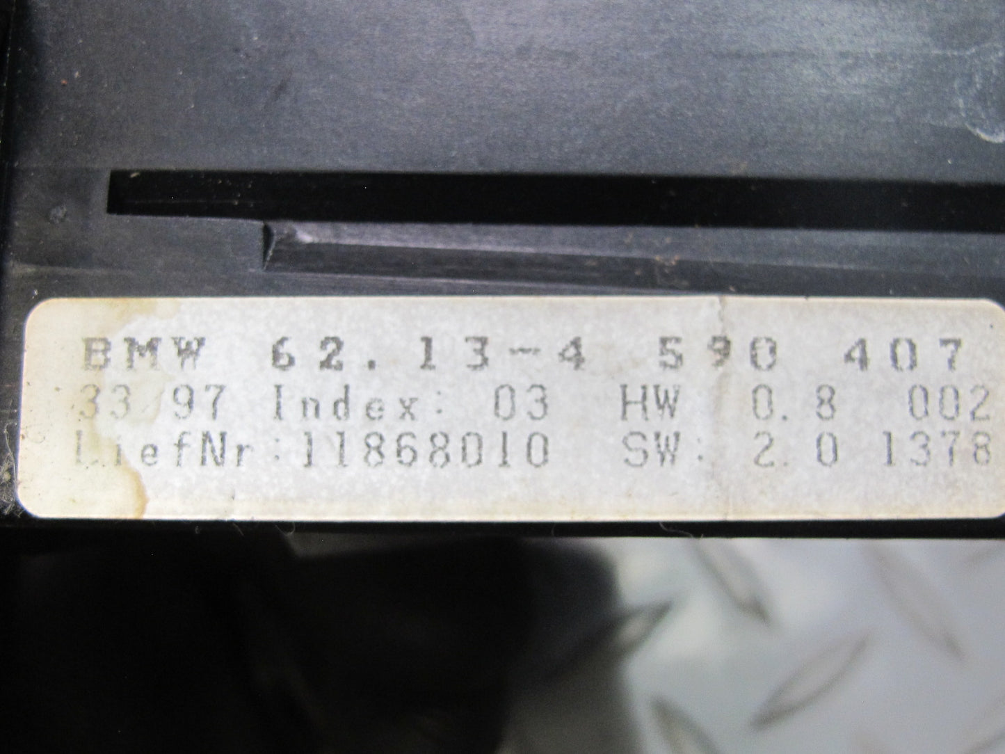 96-99 BMW E36/7 Z3 Dash Digital Clock ON Board Computer Display 4590407 OEM