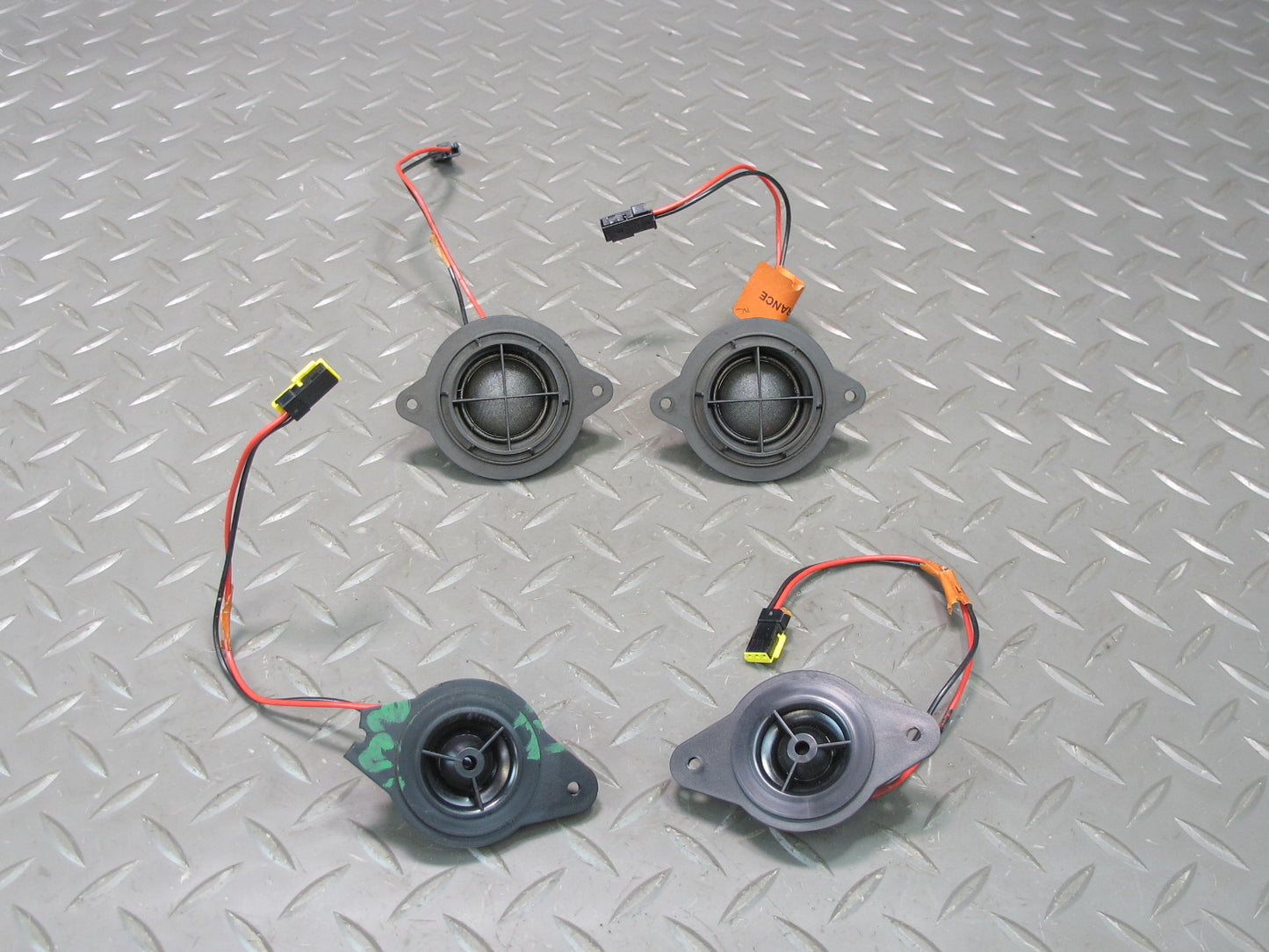 98-99 BMW E36/7 Z3 Set of 4 Harman Kardon Midrange Tweeter Speaker OEM