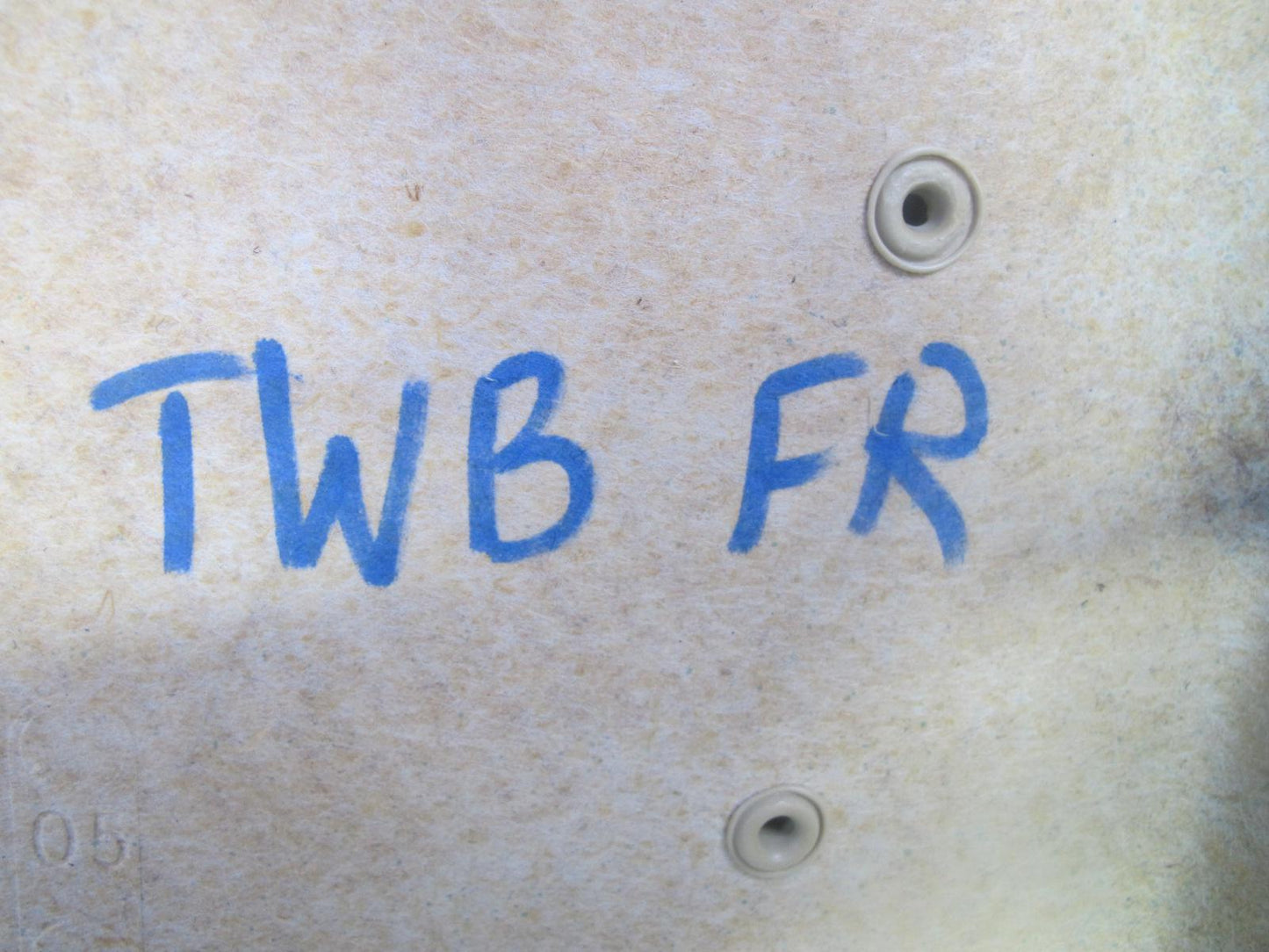 07-09 BMW E93 335i Convert Front Right Seat Back Trim Cover Panel 9113886 OEM