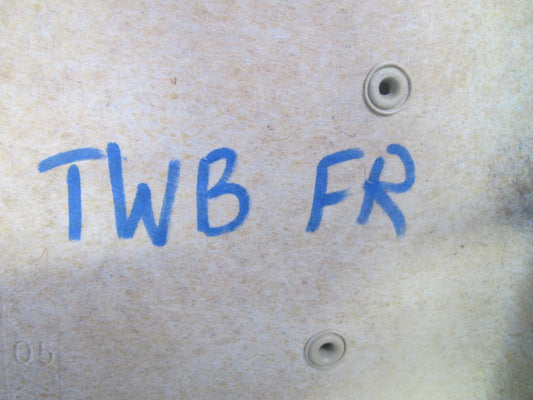 07-09 BMW E93 335i Convert Front Right Seat Back Trim Cover Panel 9113886 OEM