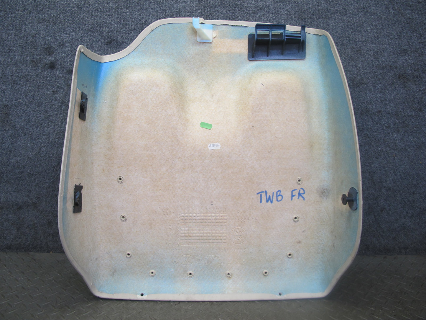 07-09 BMW E93 335i Convert Front Right Seat Back Trim Cover Panel 9113886 OEM