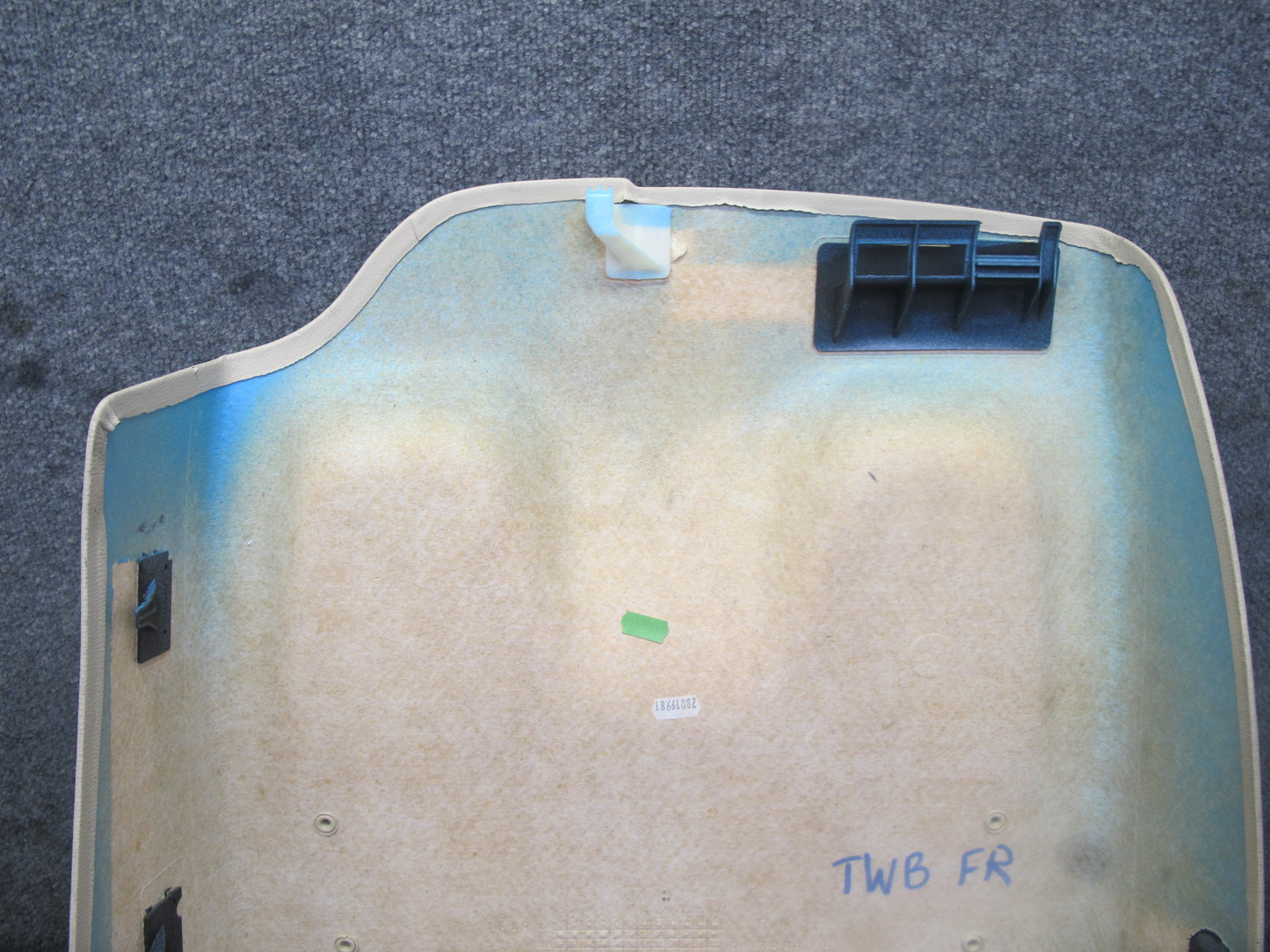 07-09 BMW E93 335i Convert Front Right Seat Back Trim Cover Panel 9113886 OEM