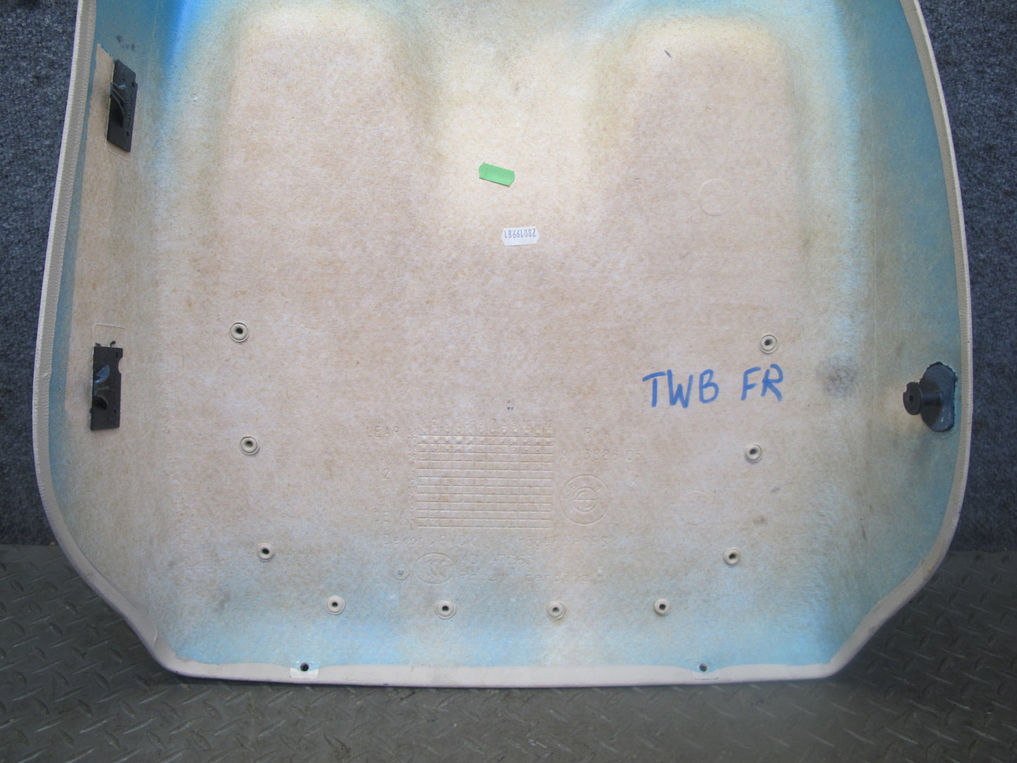 07-09 BMW E93 335i Convert Front Right Seat Back Trim Cover Panel 9113886 OEM