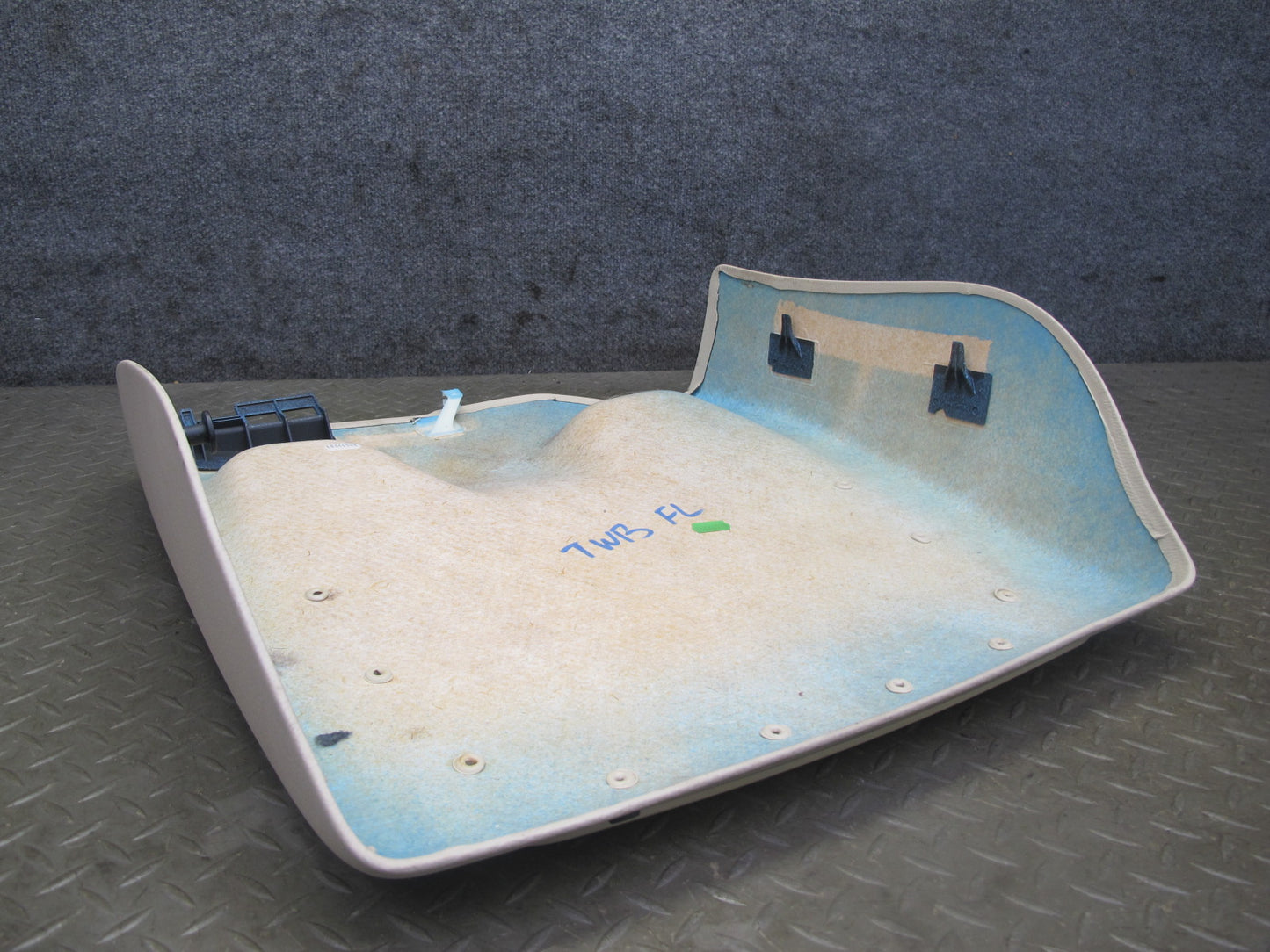 07-09 BMW E93 335i Convertible Front Left Seat Back Trim Cover Panel 9113885 OEM