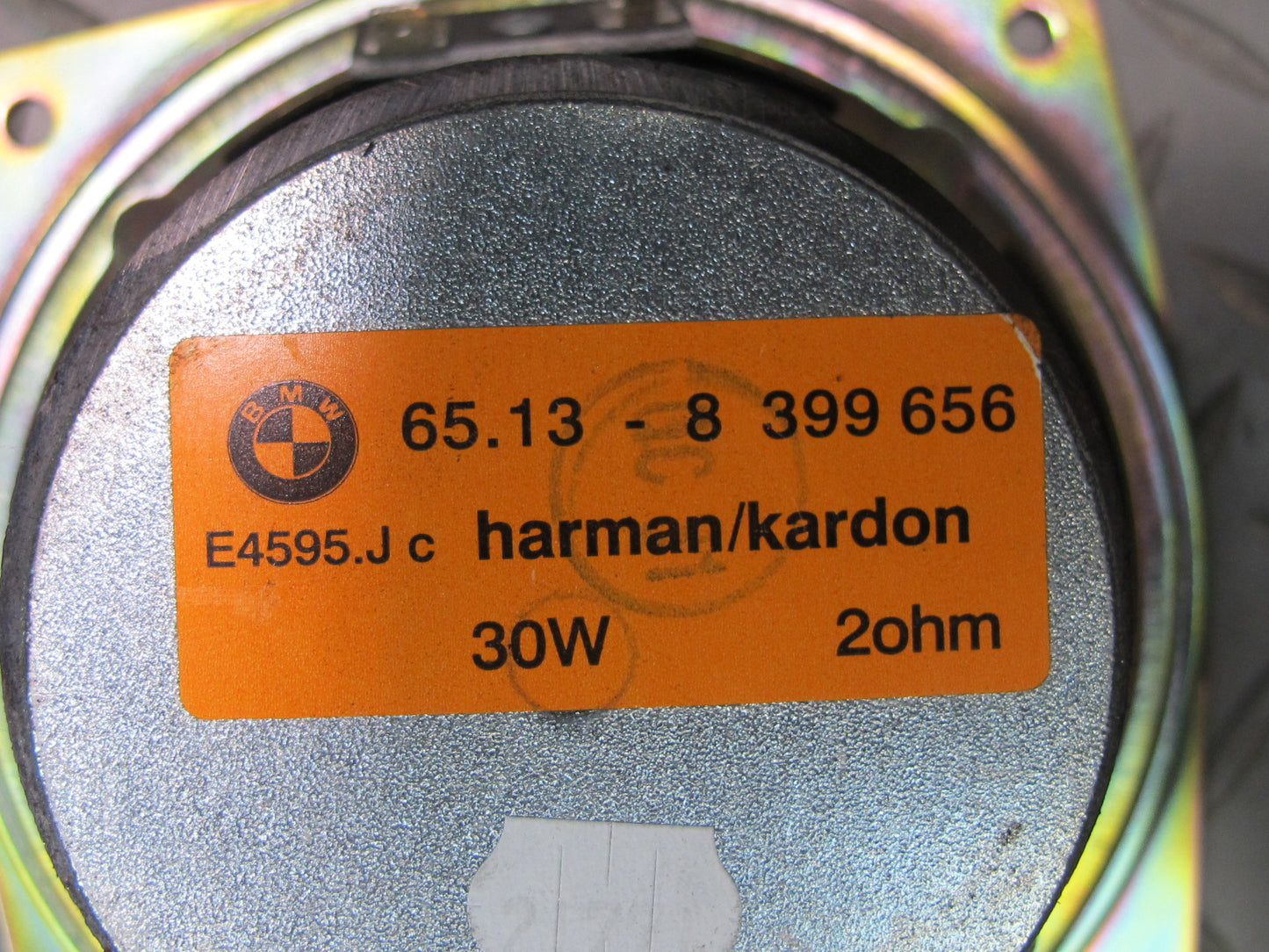 98-02 BMW E36/7 Z3 Front Left & Right Harman Kardon Speaker Woofer Set OEM