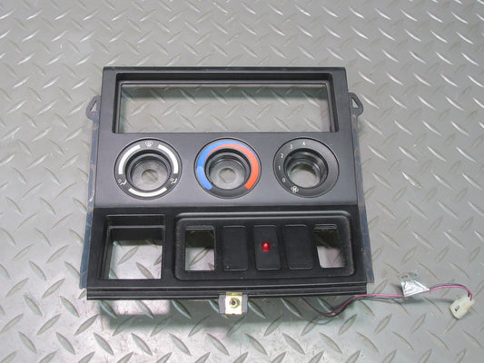 96-99 BMW E36/7 Z3 Center Console A/C Heater Switch Trim Panel Black OEM