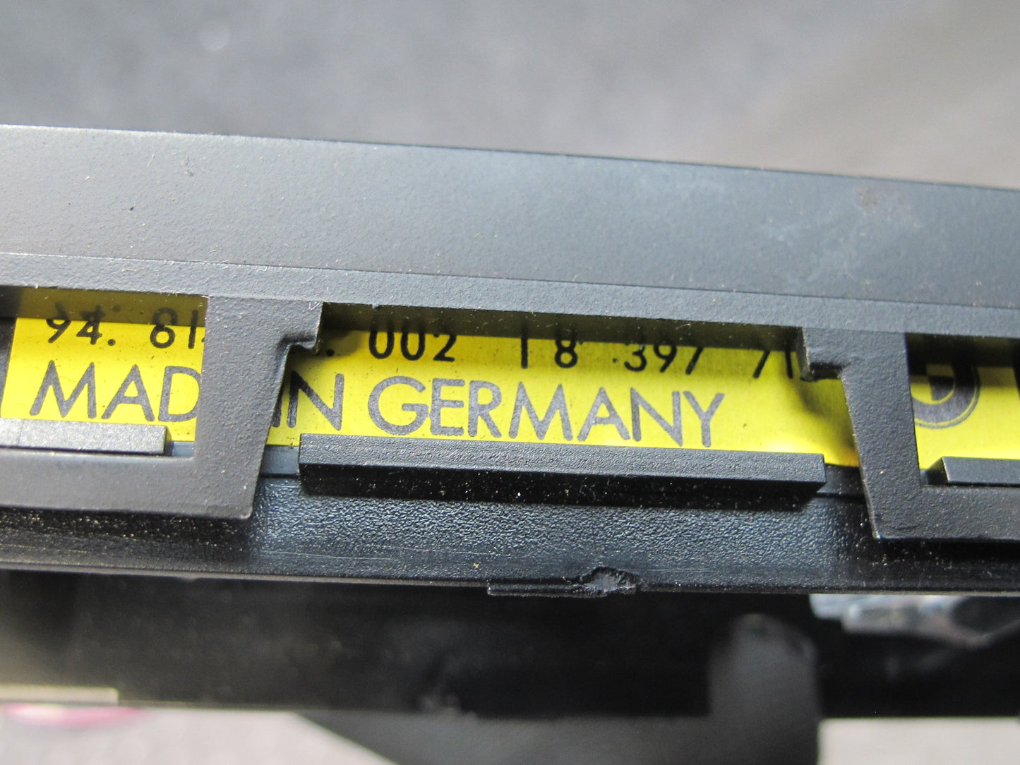 96-99 BMW E36/7 Z3 Center Console A/C Heater Switch Trim Panel Black OEM