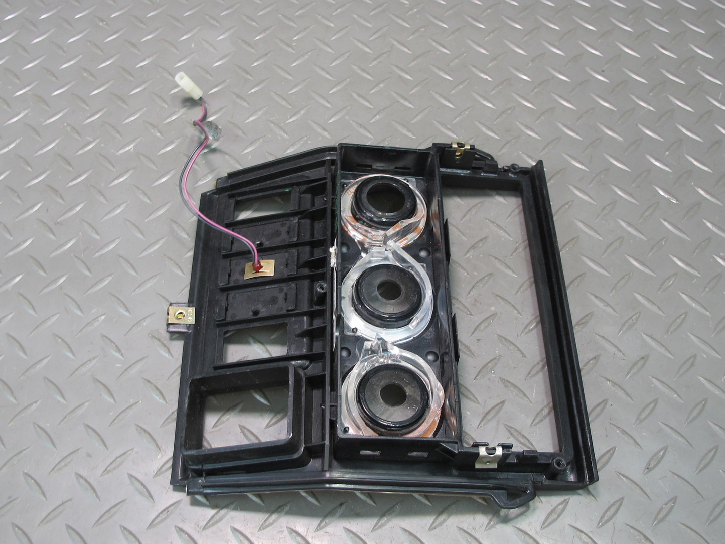 96-99 BMW E36/7 Z3 Center Console A/C Heater Switch Trim Panel Black OEM