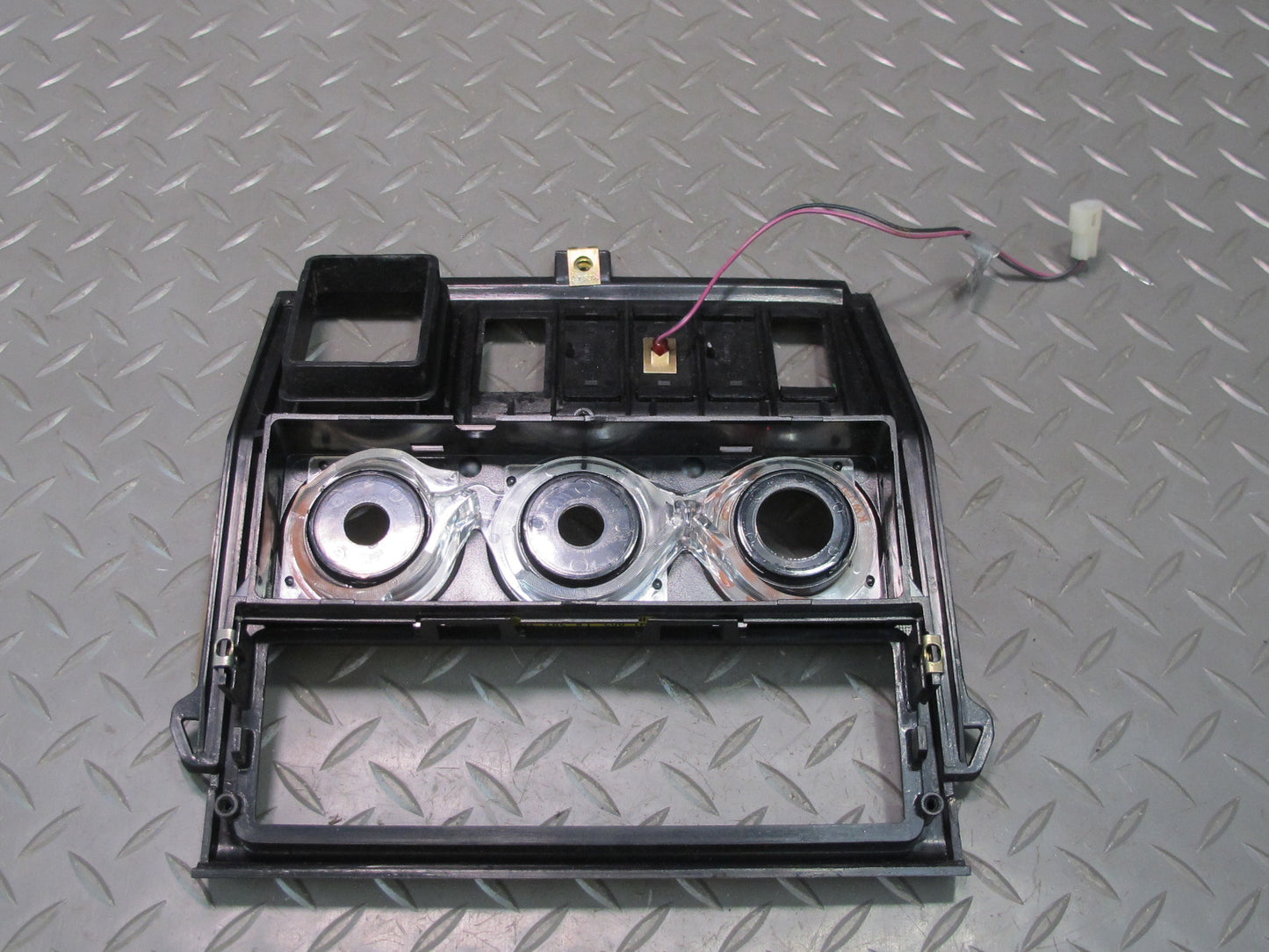 96-99 BMW E36/7 Z3 Center Console A/C Heater Switch Trim Panel Black OEM