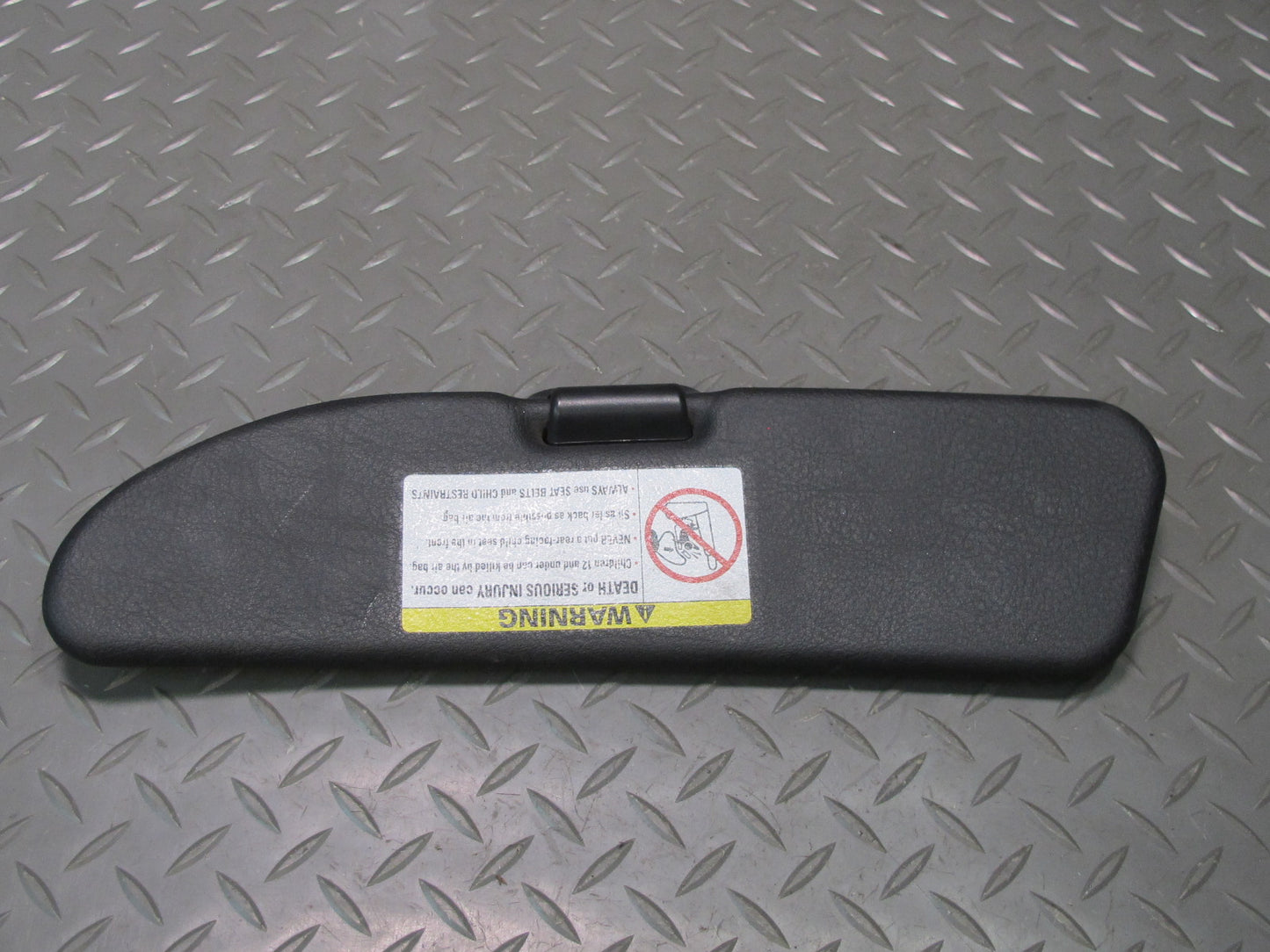 96-02 BMW E36/7 Z3 Roadster Set of 2 Front Left & Right Sun Visor Black OEM