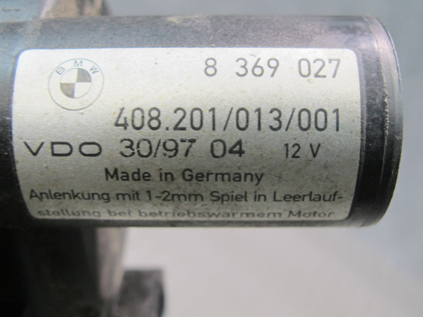 97-98 BMW E36/7 Z3 1.9L Roadster Cruise Control Actuator w Cable 8369027 OEM