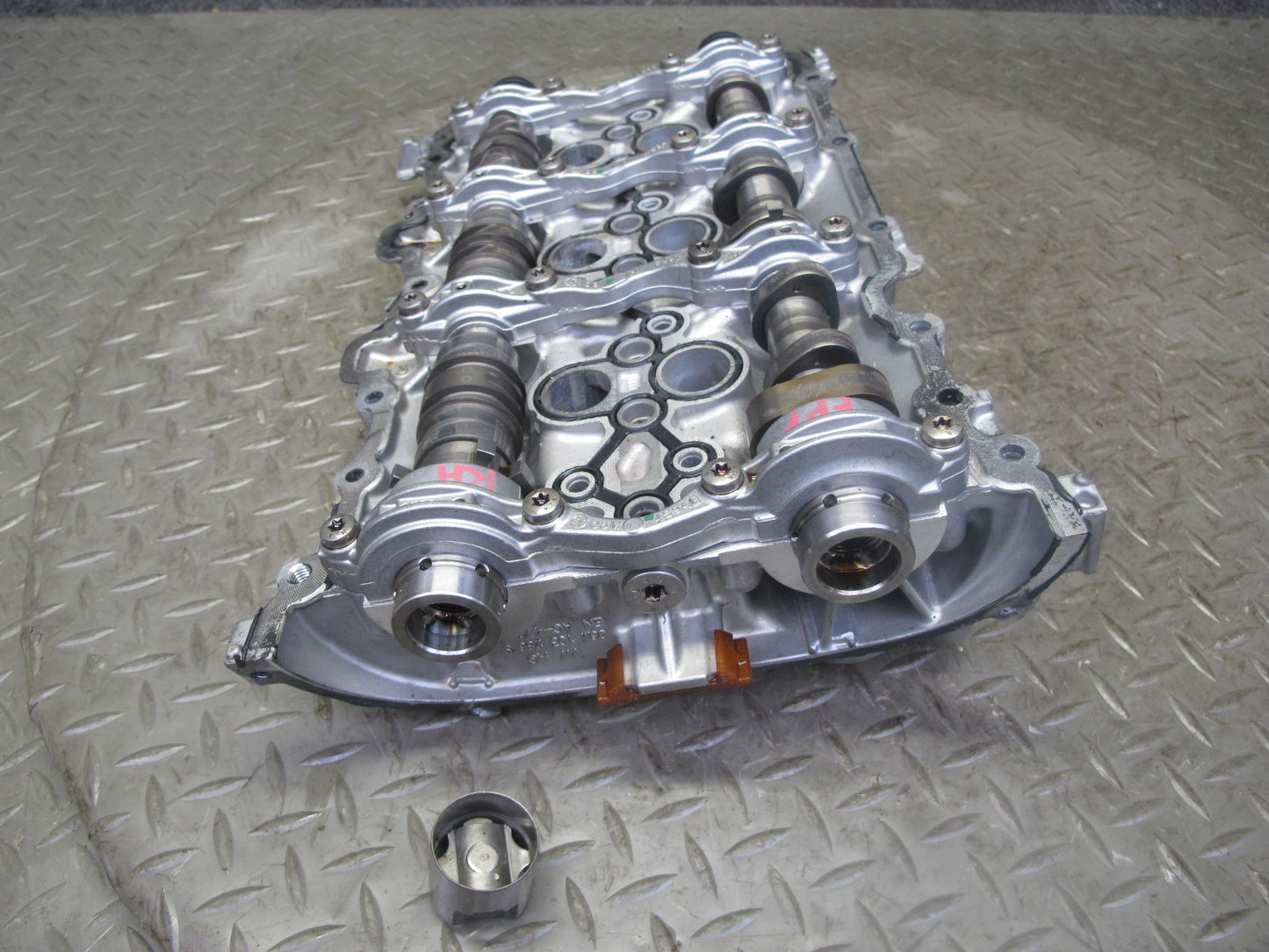 17-23 Porsche Panamera 971 2.9L Csza Engine Right Cylinder Head Valve Cover 43k
