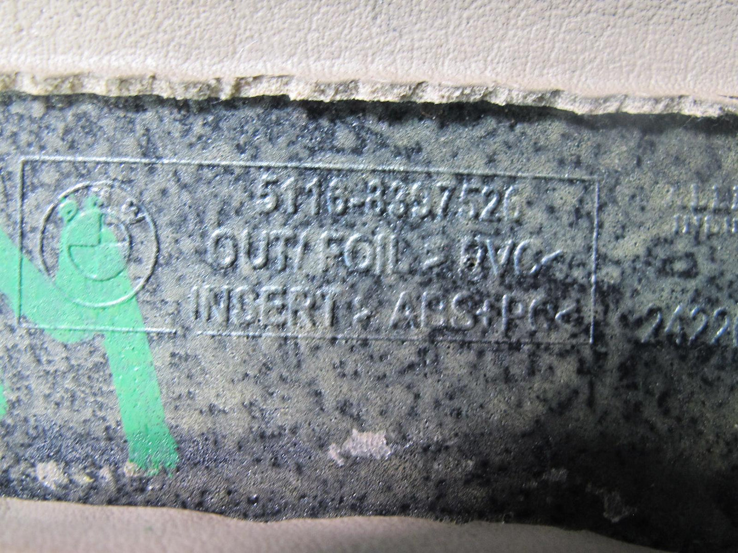 96-02 BMW E36/7 Z3 Set of 2 Left & Right Center Console Side Trim Beige OEM