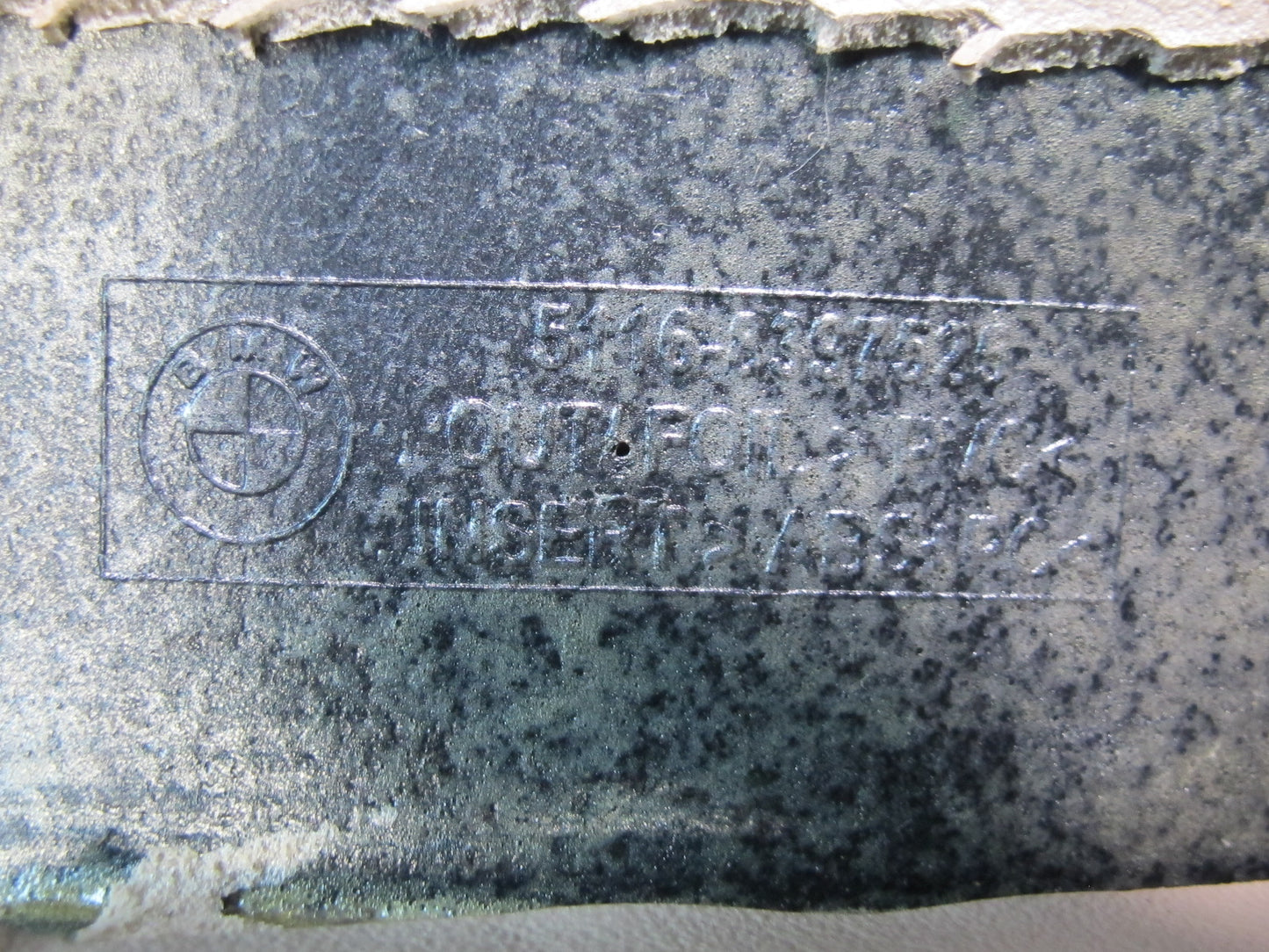 96-02 BMW E36/7 Z3 Set of 2 Left & Right Center Console Side Trim Beige OEM