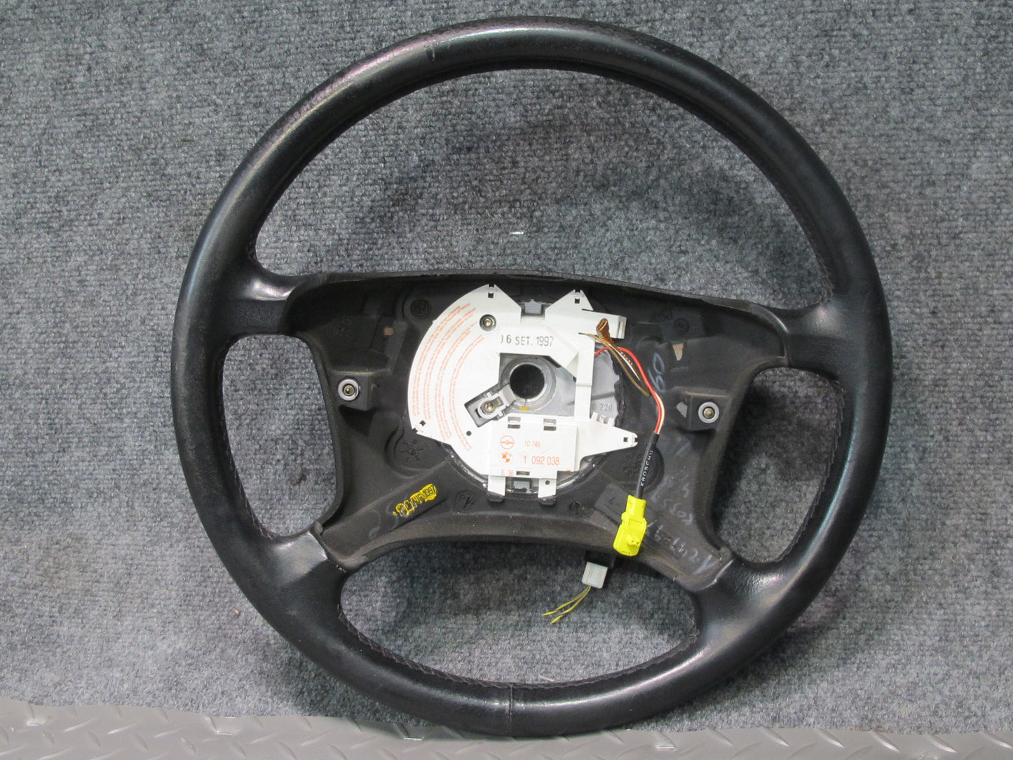 96-99 BMW E36/7 Z3 4 Spoke Leather Steering Black OEM