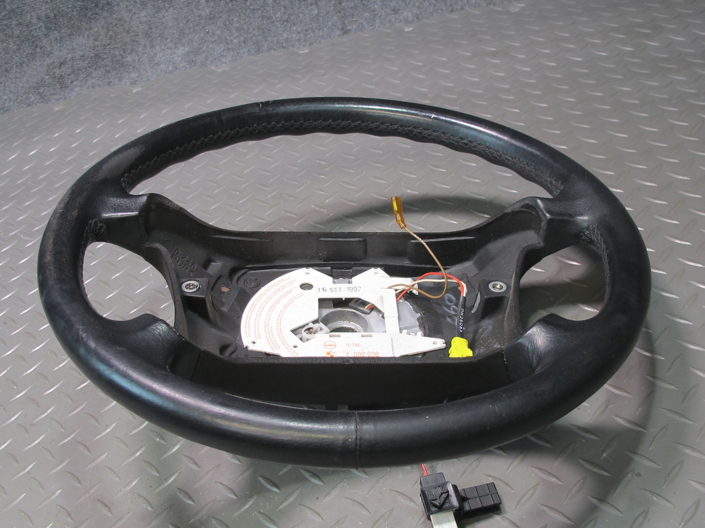 96-99 BMW E36/7 Z3 4 Spoke Leather Steering Black OEM