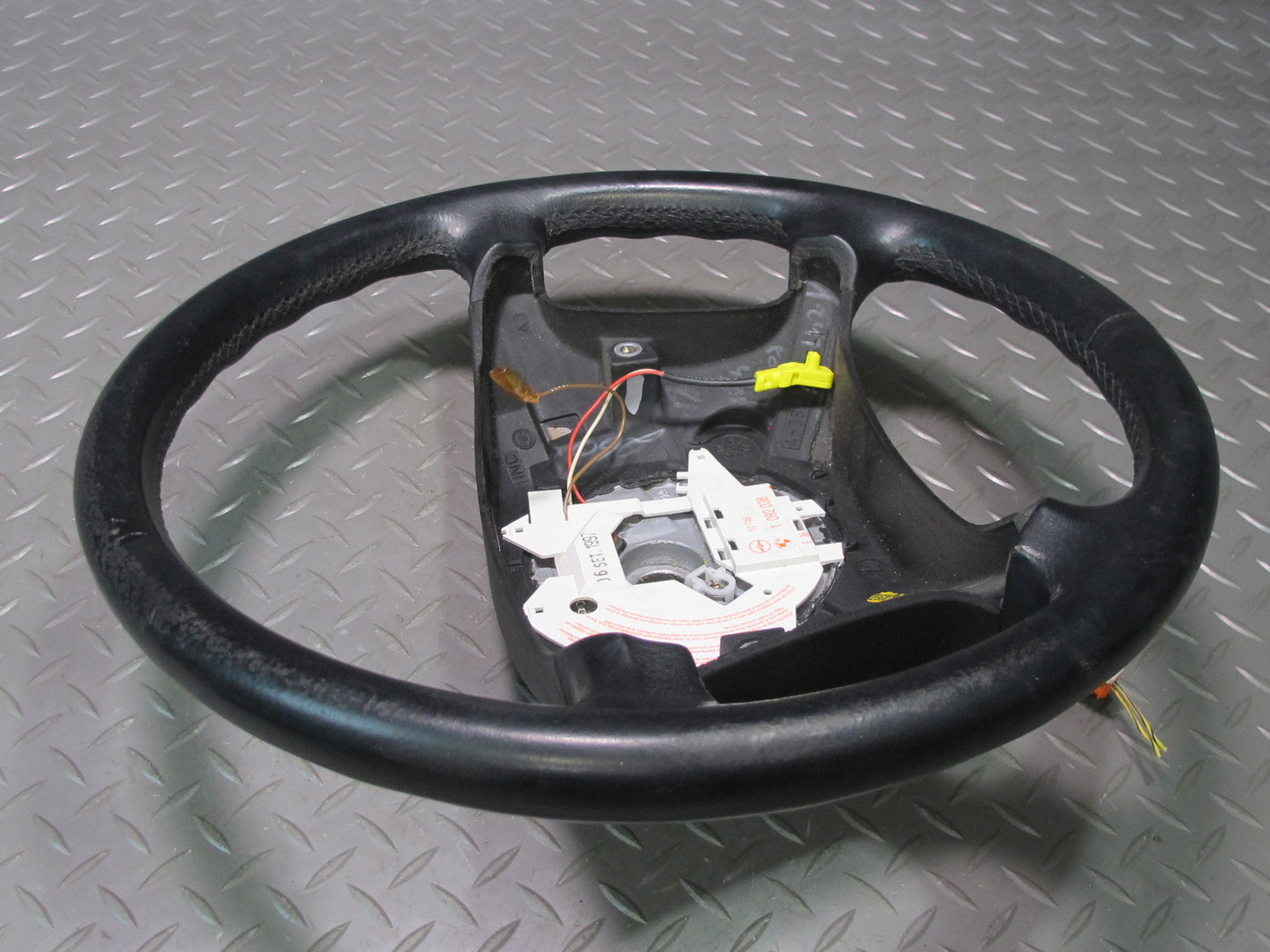 96-99 BMW E36/7 Z3 4 Spoke Leather Steering Black OEM