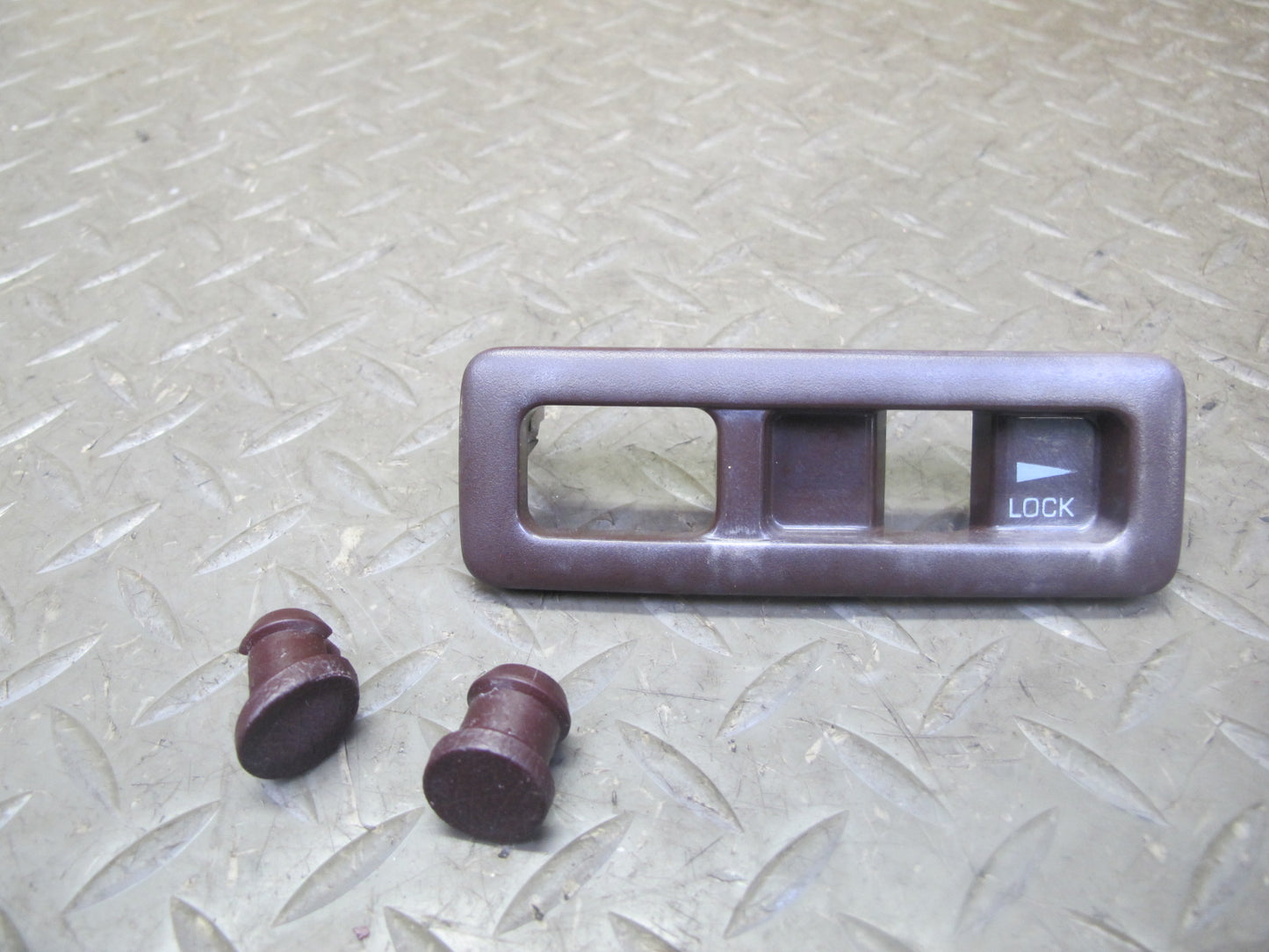 89-90 Toyota Supra MK3 Front Left Door Interior Trim Cover Panel Maroon OEM
