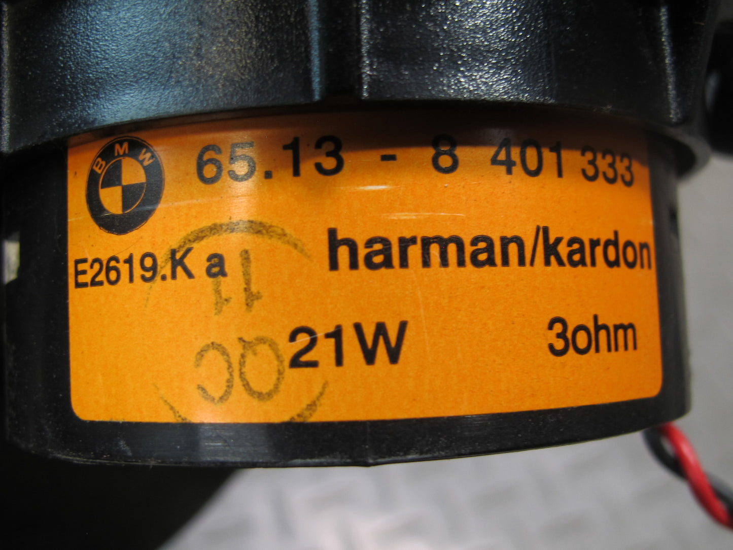 96-99 BMW E36/7 Z3 Harman Kardon Rear Left & Right MID Range Loudspeaker Set OEM