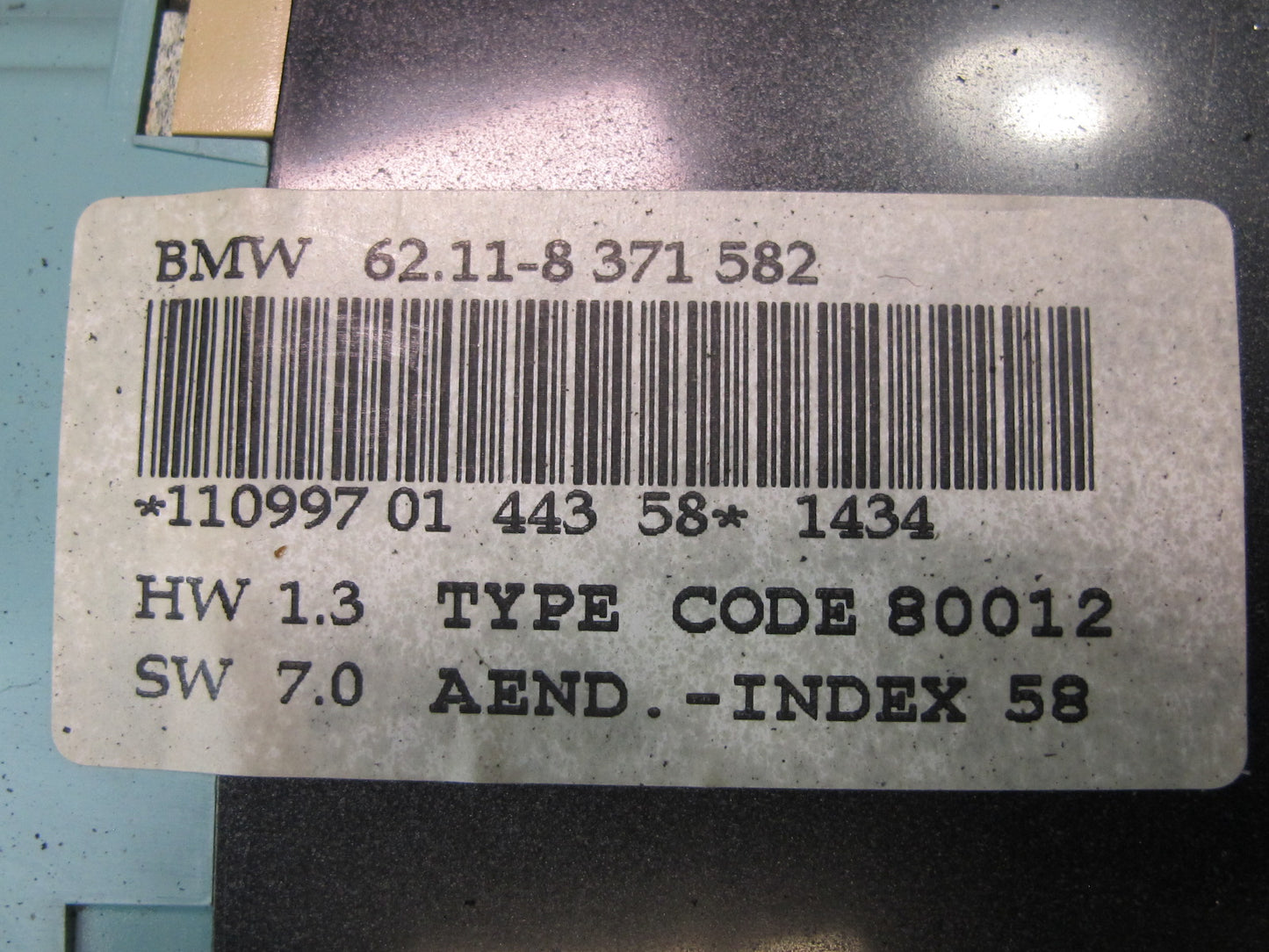 96-98 BMW E36/7 Z3 1.9L Roadster M/T Instrument Cluster Gauge Speedometer OEM