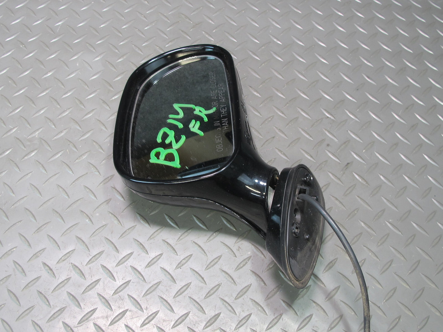 96-02 BMW E36/7 Z3 Front Right Exterior Side View Power Mirror Black OEM