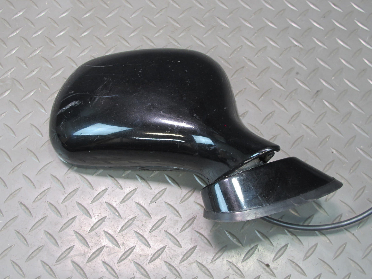 96-02 BMW E36/7 Z3 Front Right Exterior Side View Power Mirror Black OEM