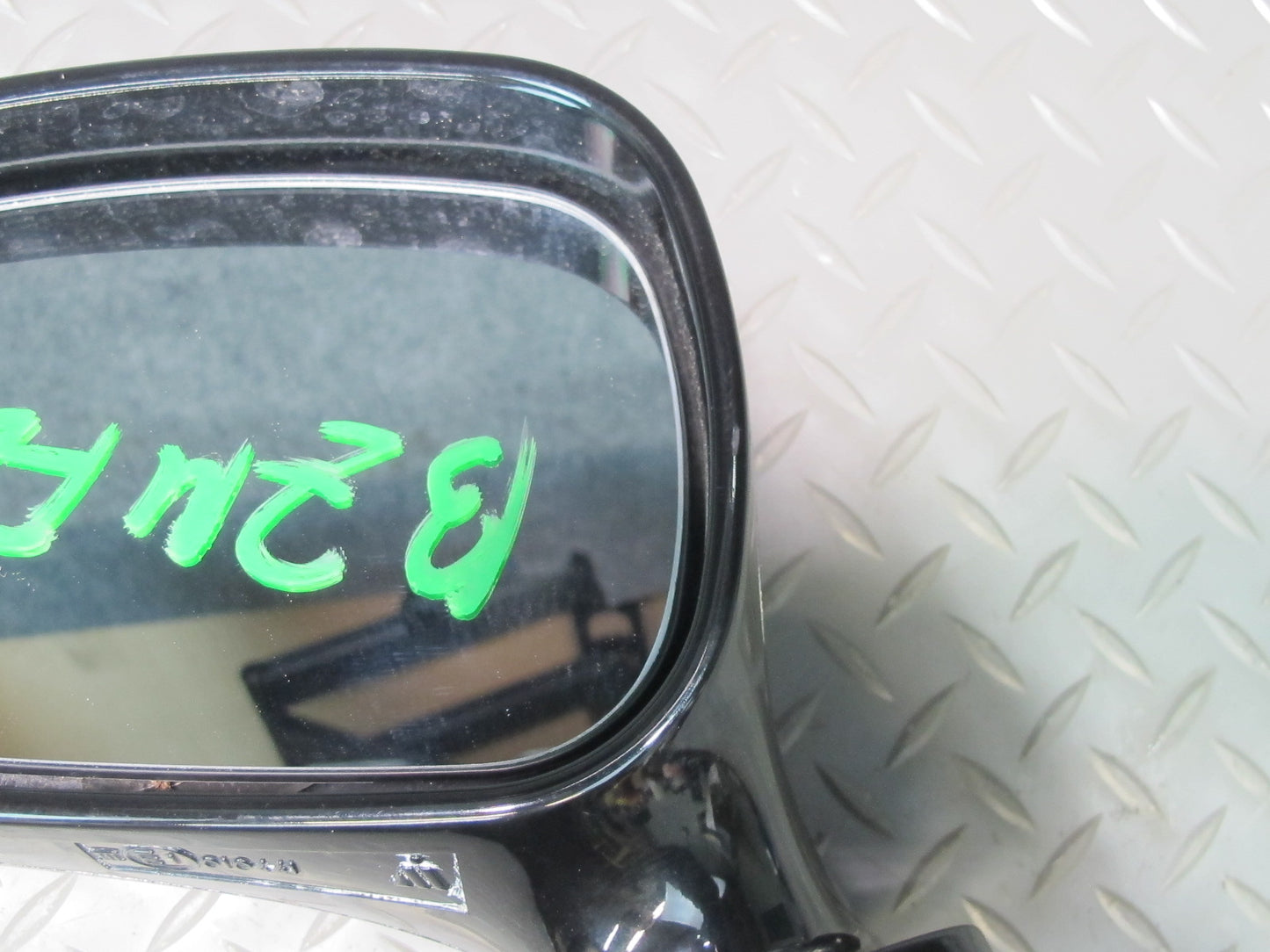 96-02 BMW E36/7 Z3 Front Left Exterior Side View Power Mirror Black OEM