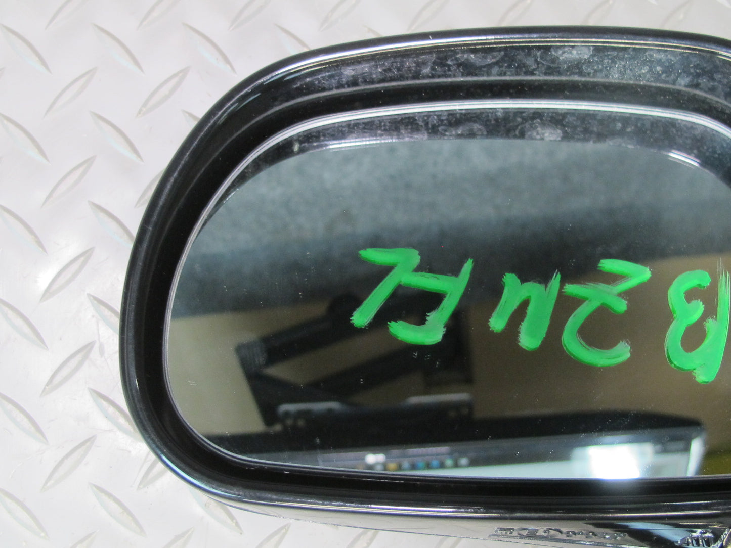 96-02 BMW E36/7 Z3 Front Left Exterior Side View Power Mirror Black OEM