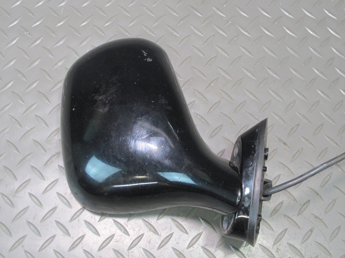 96-02 BMW E36/7 Z3 Front Left Exterior Side View Power Mirror Black OEM