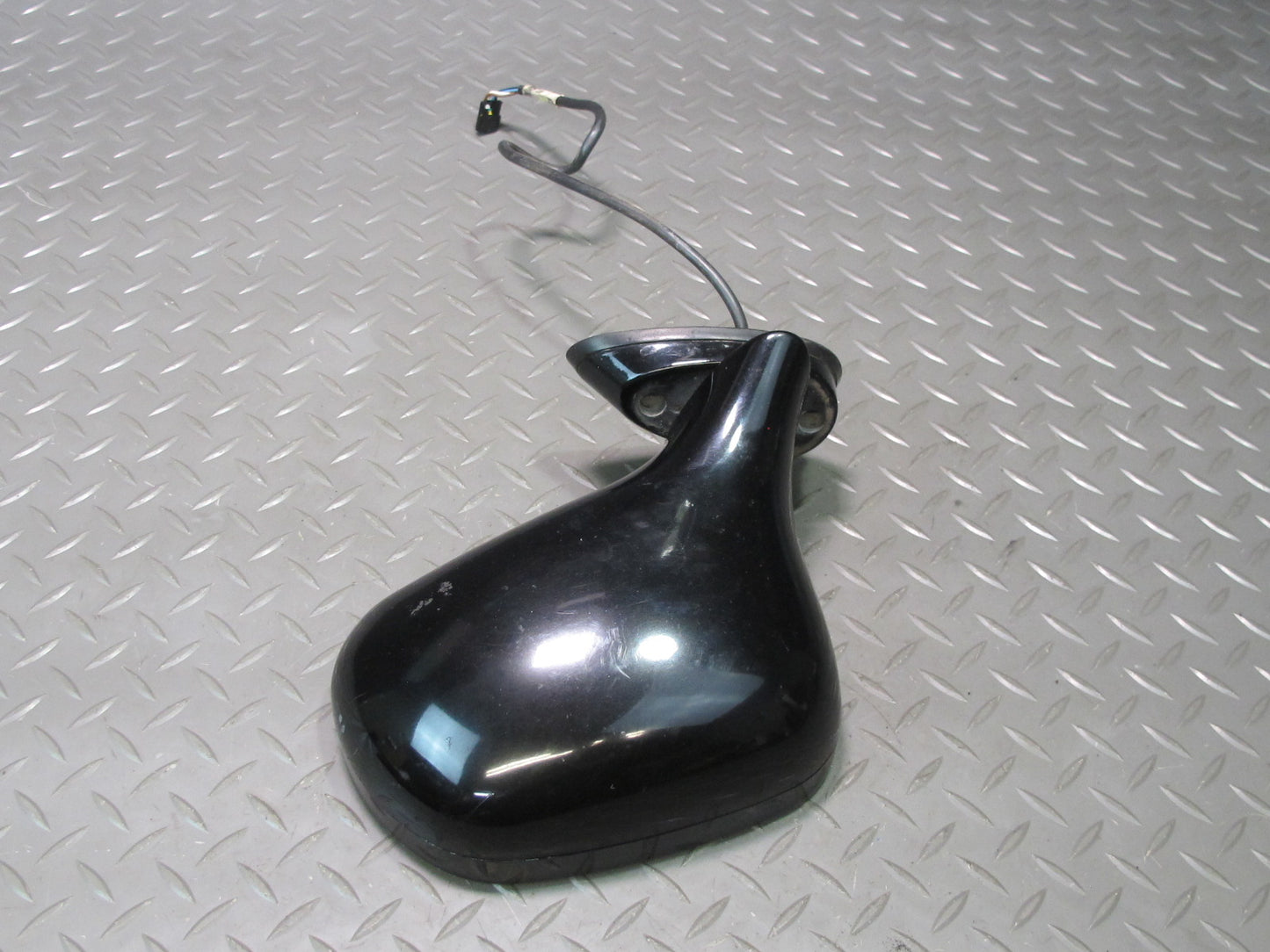 96-02 BMW E36/7 Z3 Front Left Exterior Side View Power Mirror Black OEM