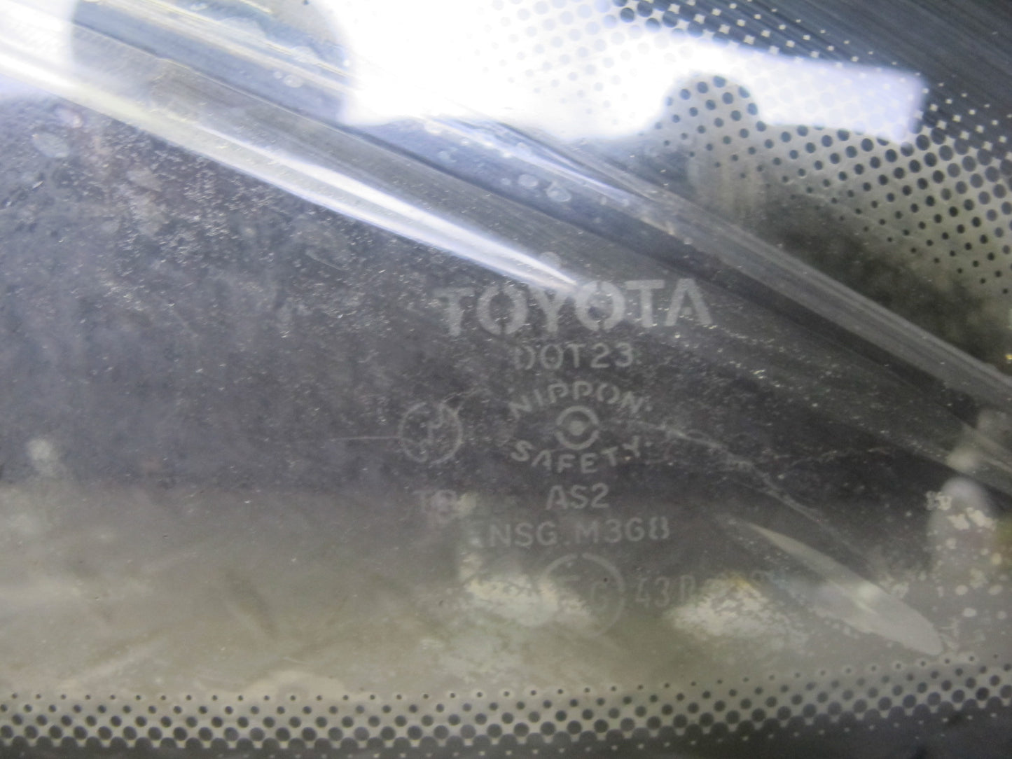 86-92 Toyota Supra MA70L Rear Left Quarter Glass Window Tinted OEM
