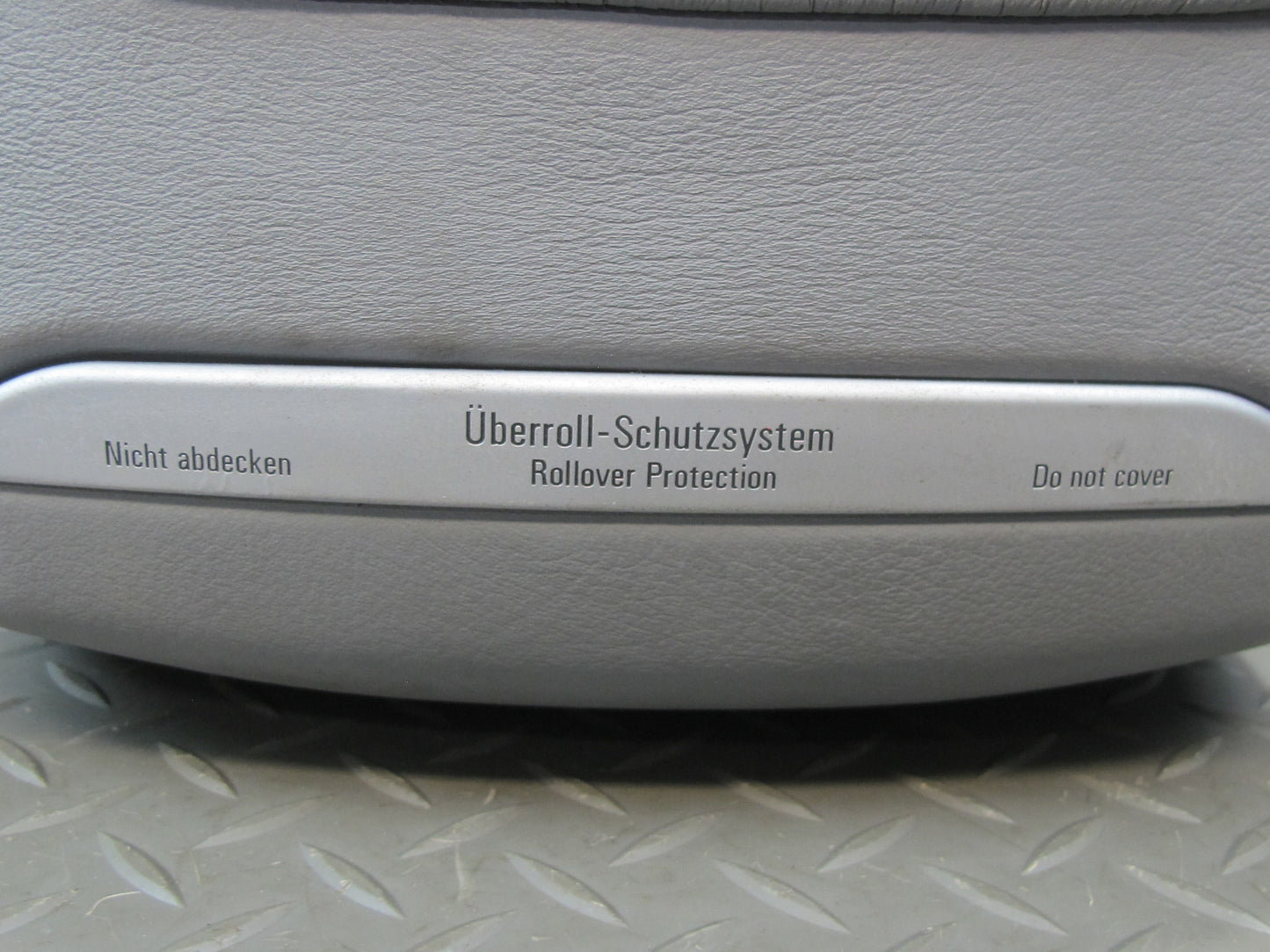 01-06 BMW E46 330Ci Convertible Rear Right Seat Leather Headrest OEM