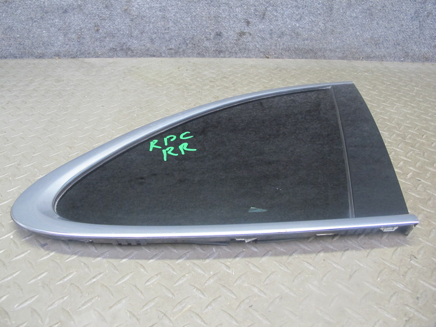 2011-2018 Porsche Cayenne 958 Rear Right Pass Side Quarter Window Glass