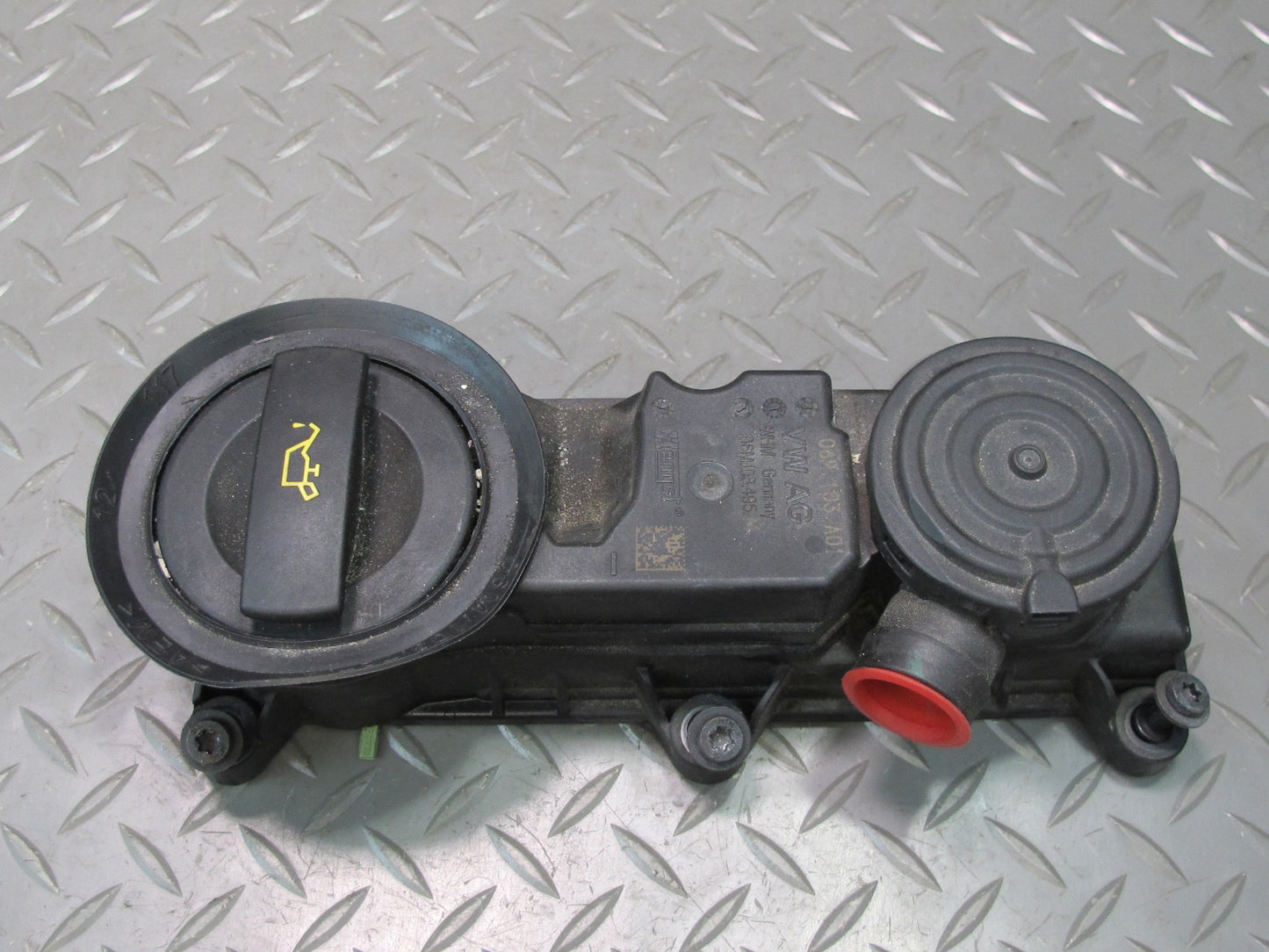 17-23 Porsche Panamera 971 2.9L Engine Cylinder Head Oil Filler Cap Separator