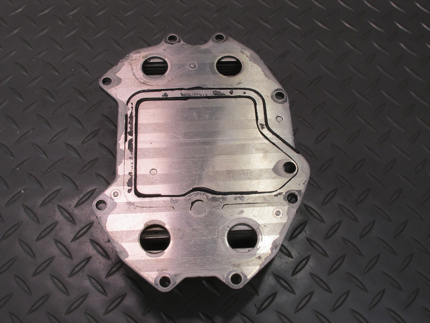 17-23 Porsche Panamera 971 2.9L Engine Oil Cooler Heat Exchanger 06M117015N
