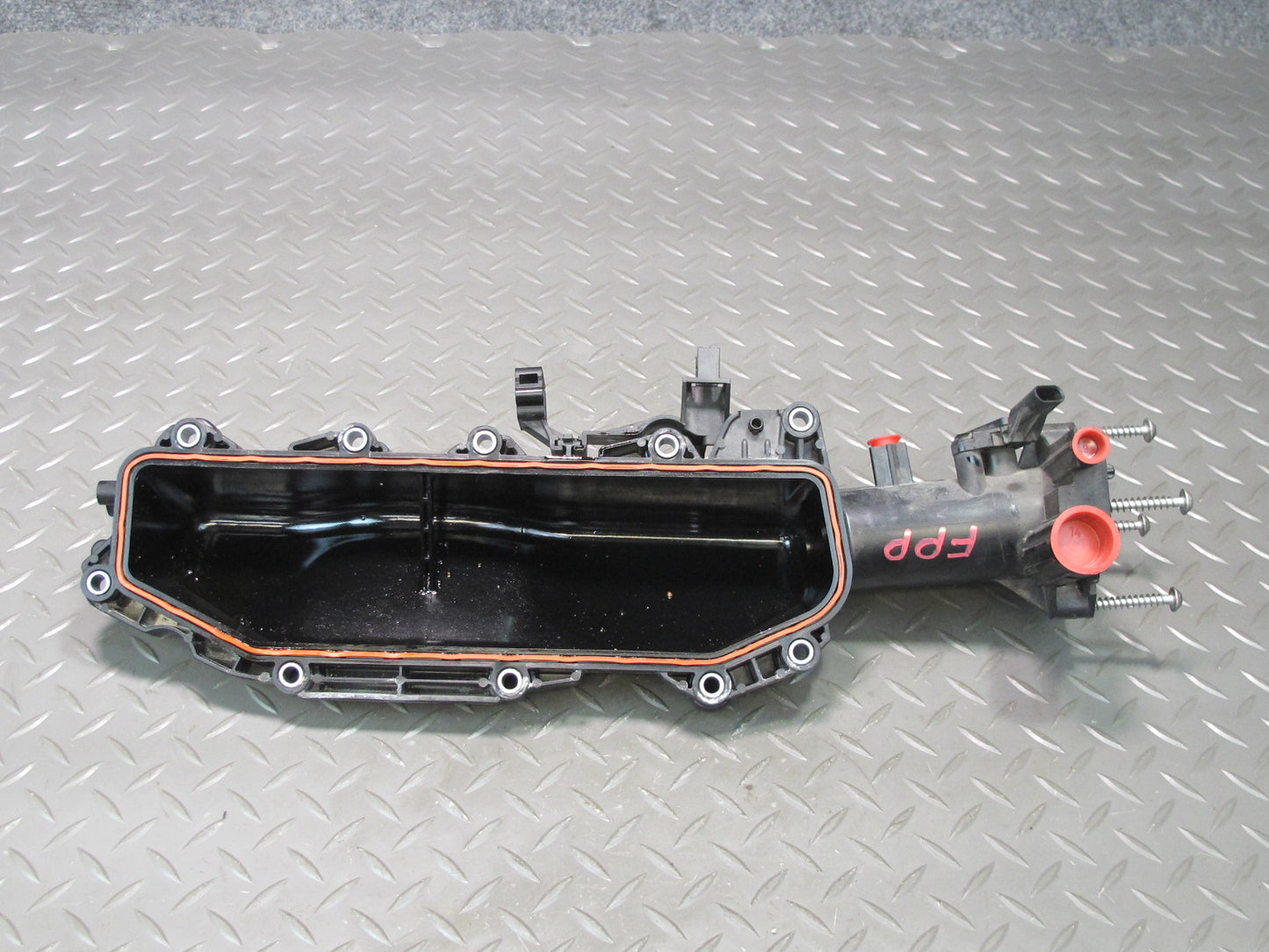 17-23 Porsche Panamera 971 2.9L Left Engine Intake Manifold w Sensor 06M133267Q